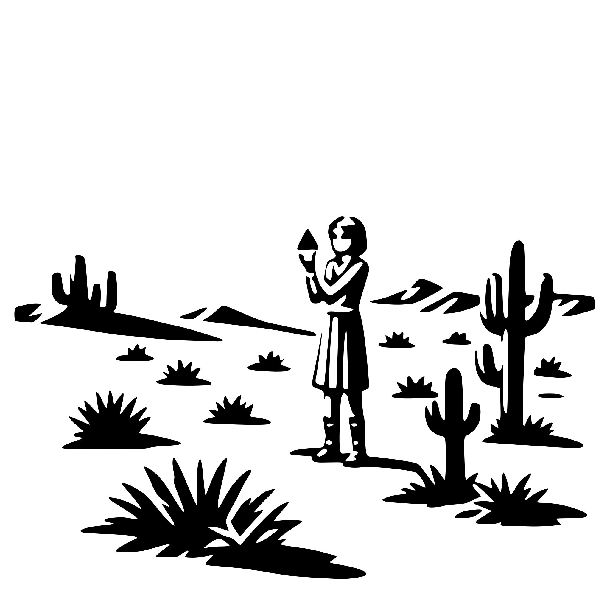 AI-generated SVG of 'stargazing in desert'