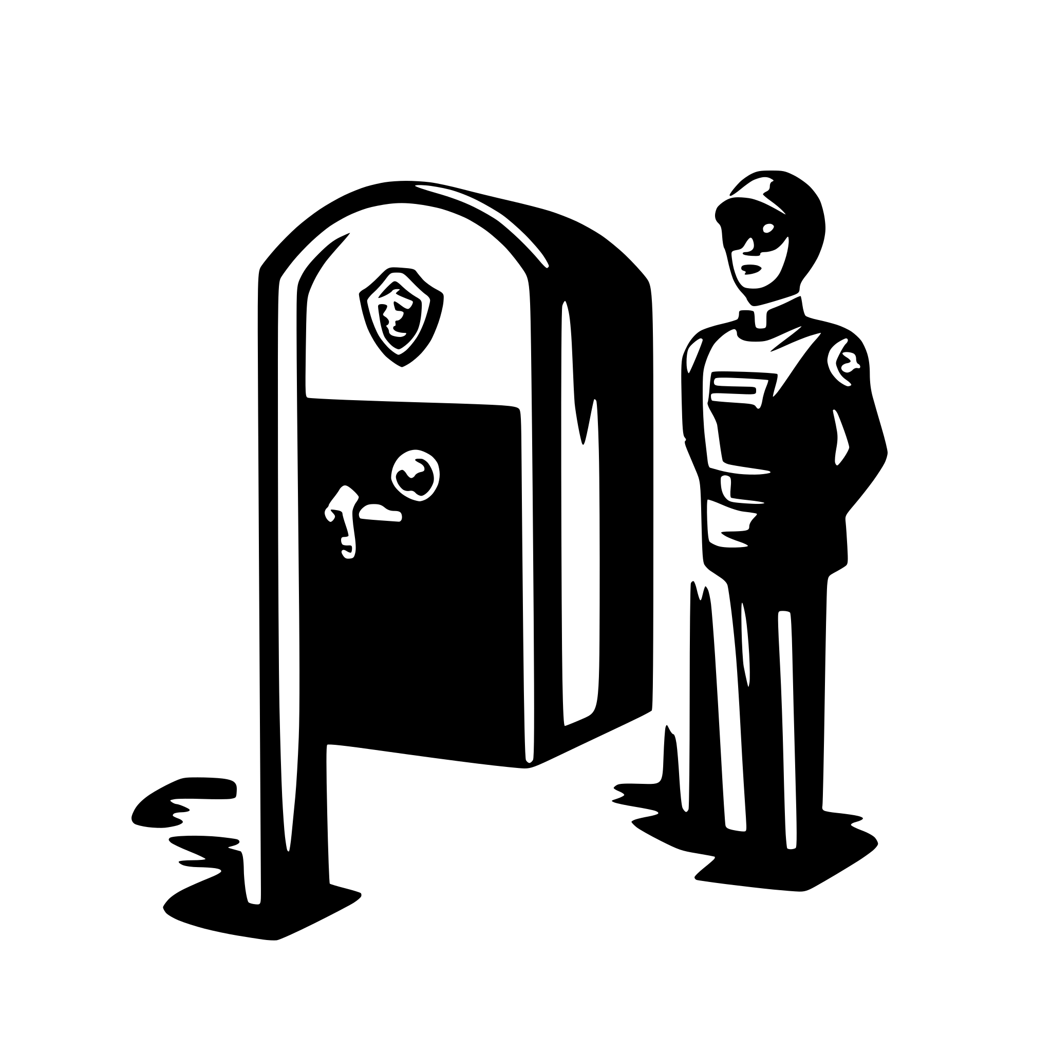 AI-generated SVG of a security