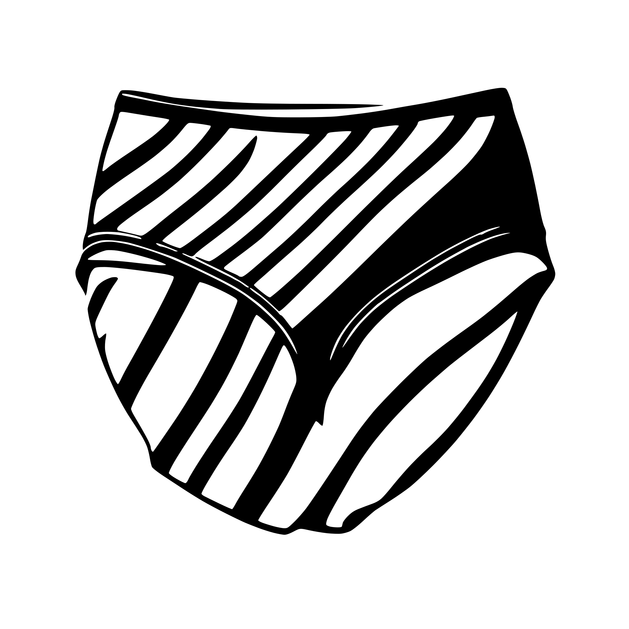 AI-generated SVG of 'Blue striped panties'