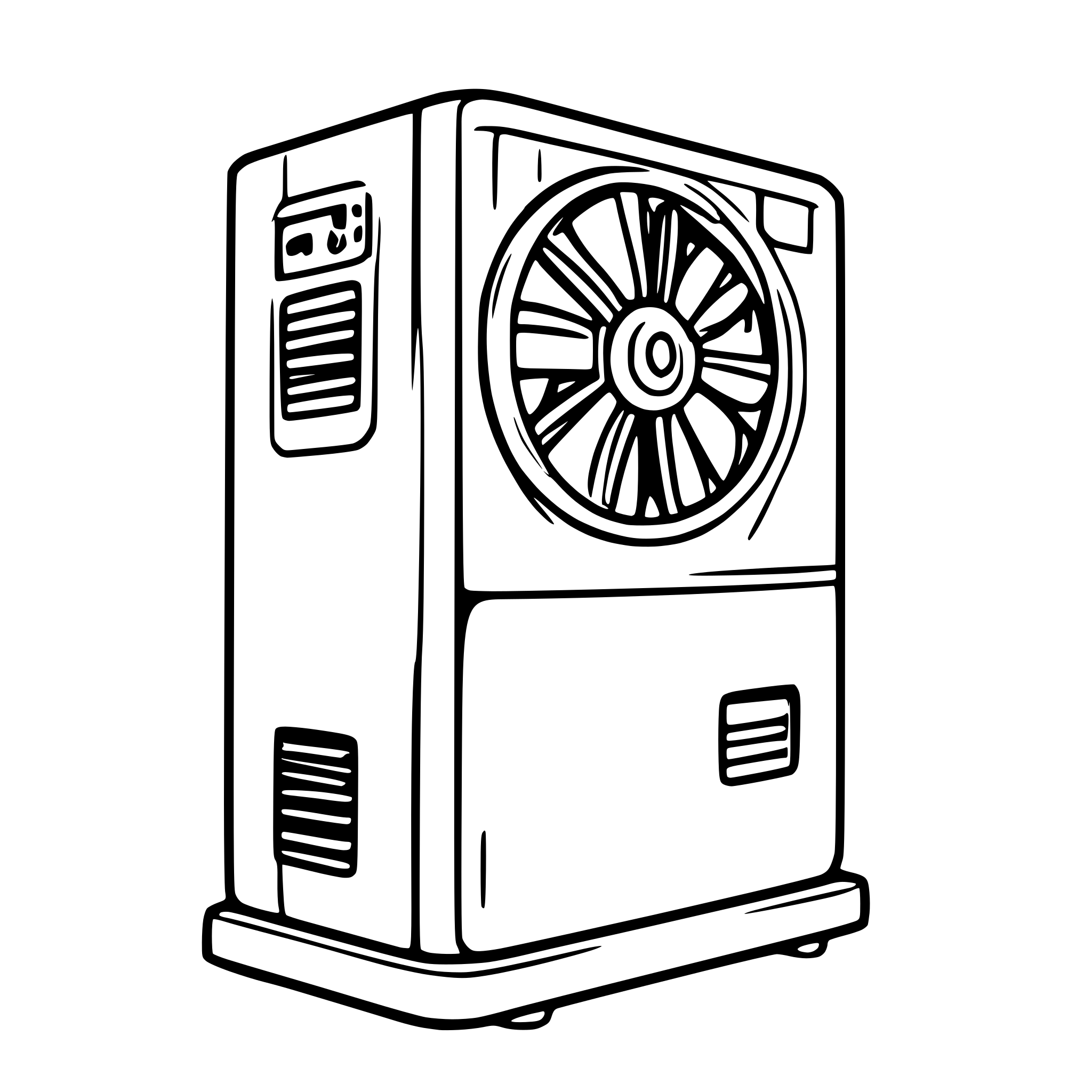 AI-generated SVG of 'INDUSTRIAL HEAT PUMP'