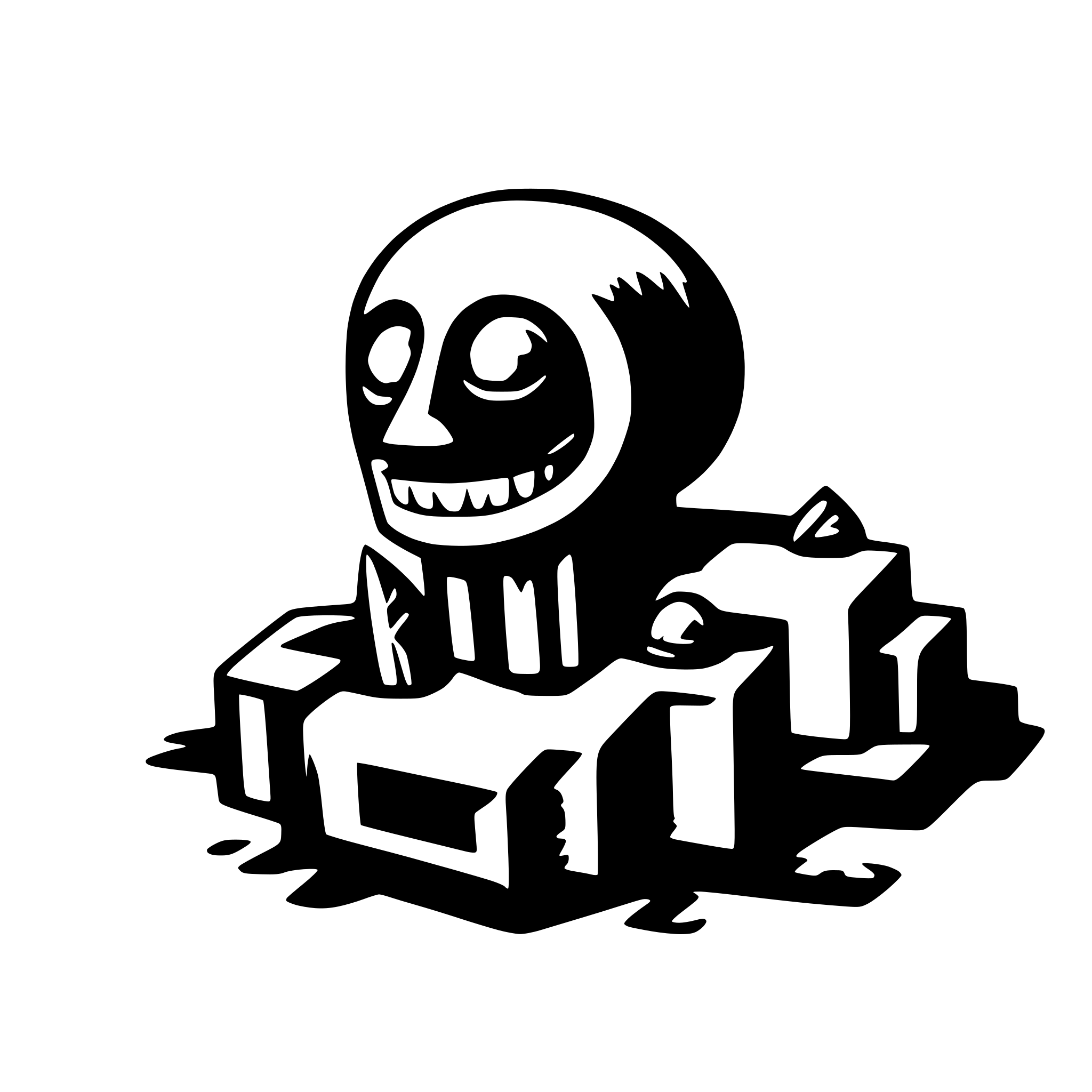 AI-generated SVG of a graffitty