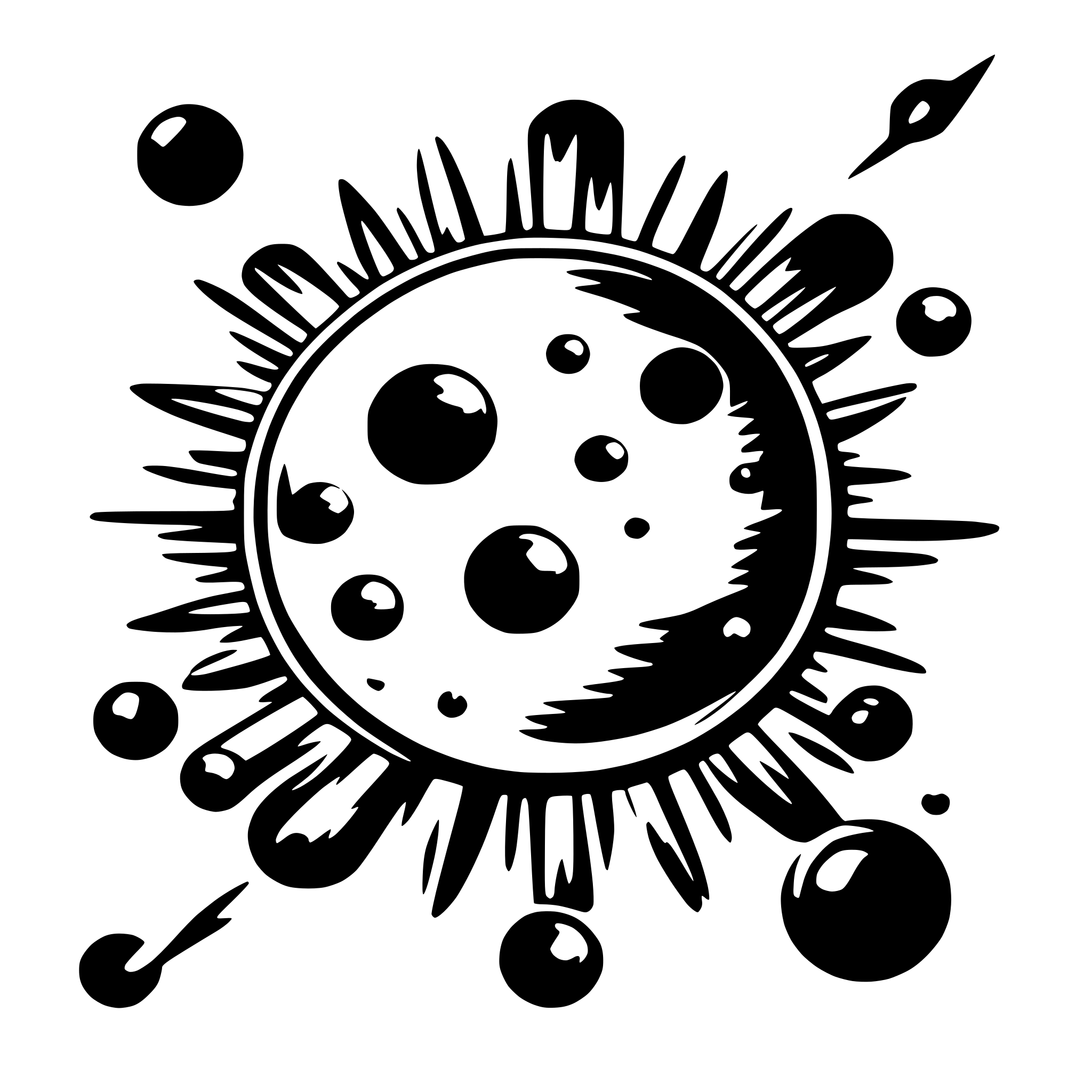 AI-generated SVG of 'cosmic'