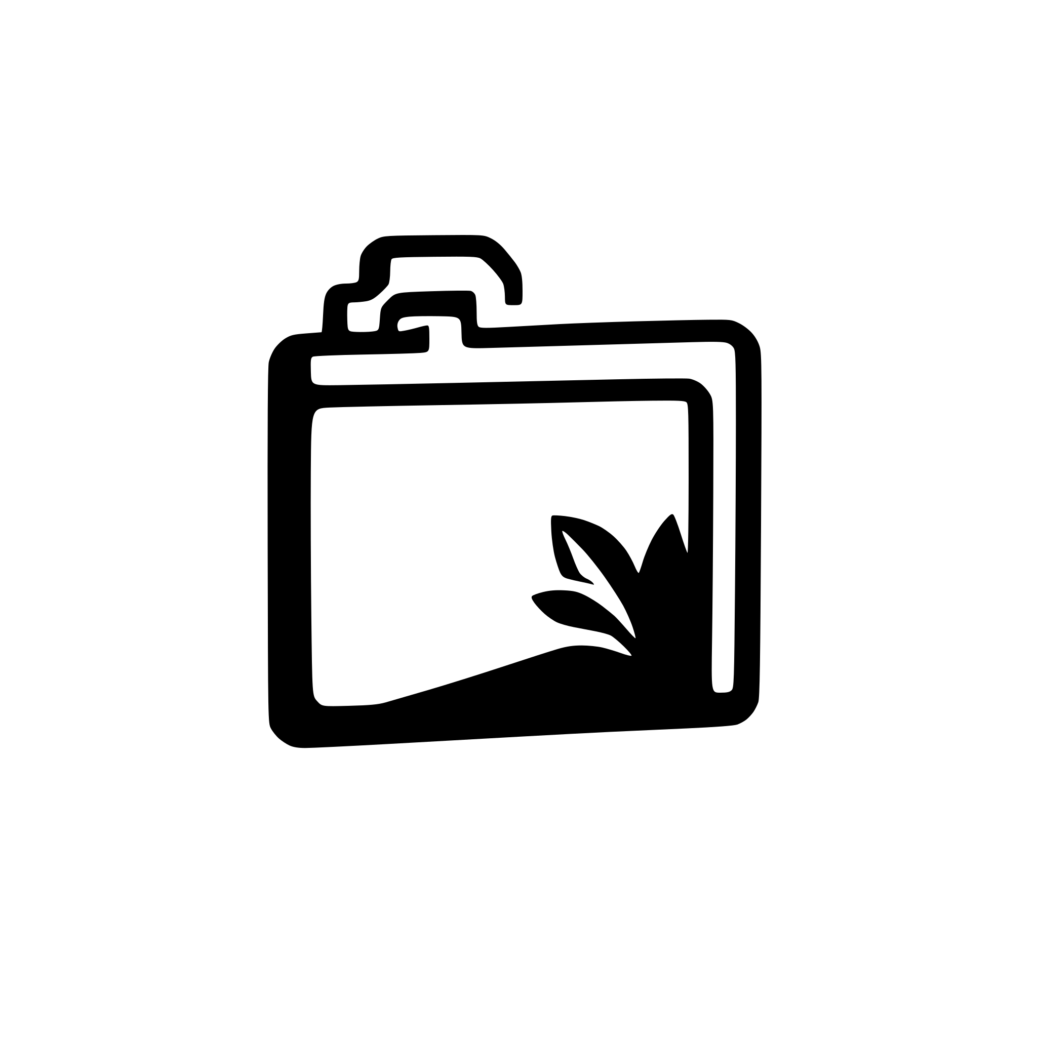 AI-generated SVG of a Pixellated Desktop Folder Icon