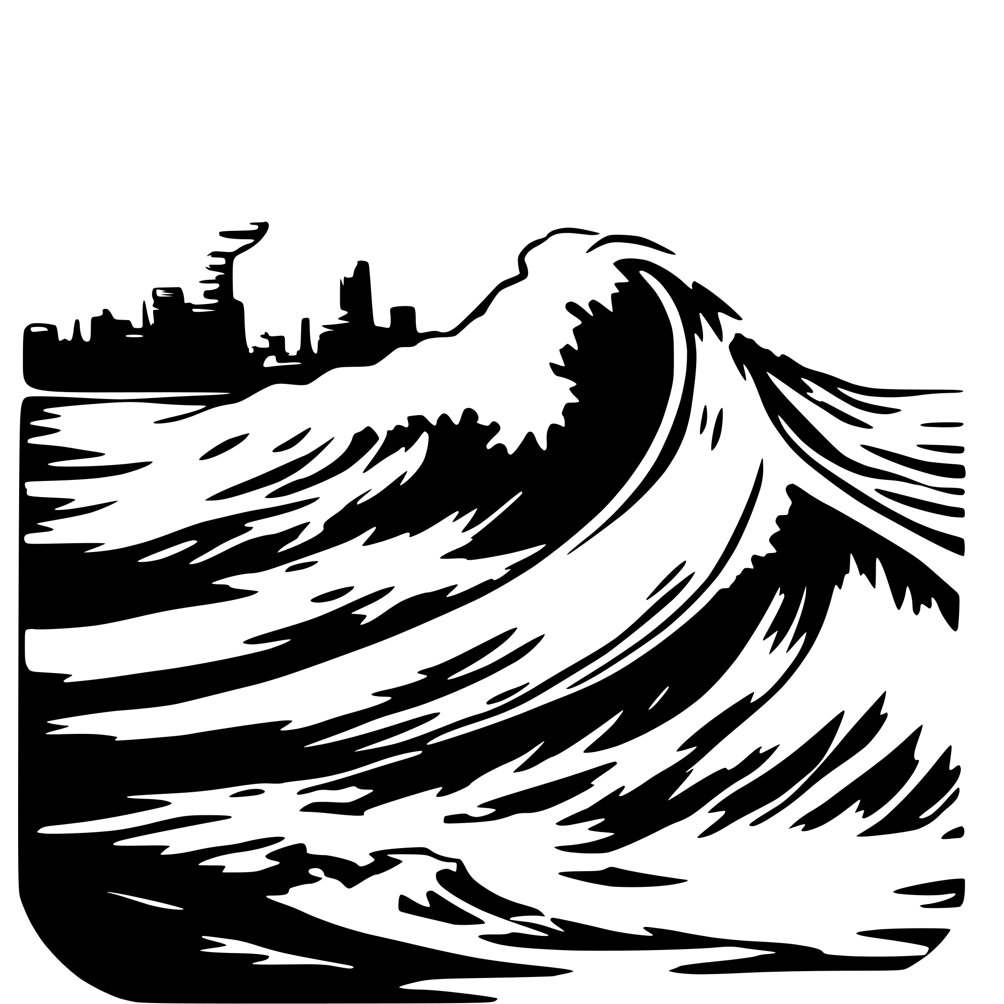 AI-generated SVG of a orange 4 wave