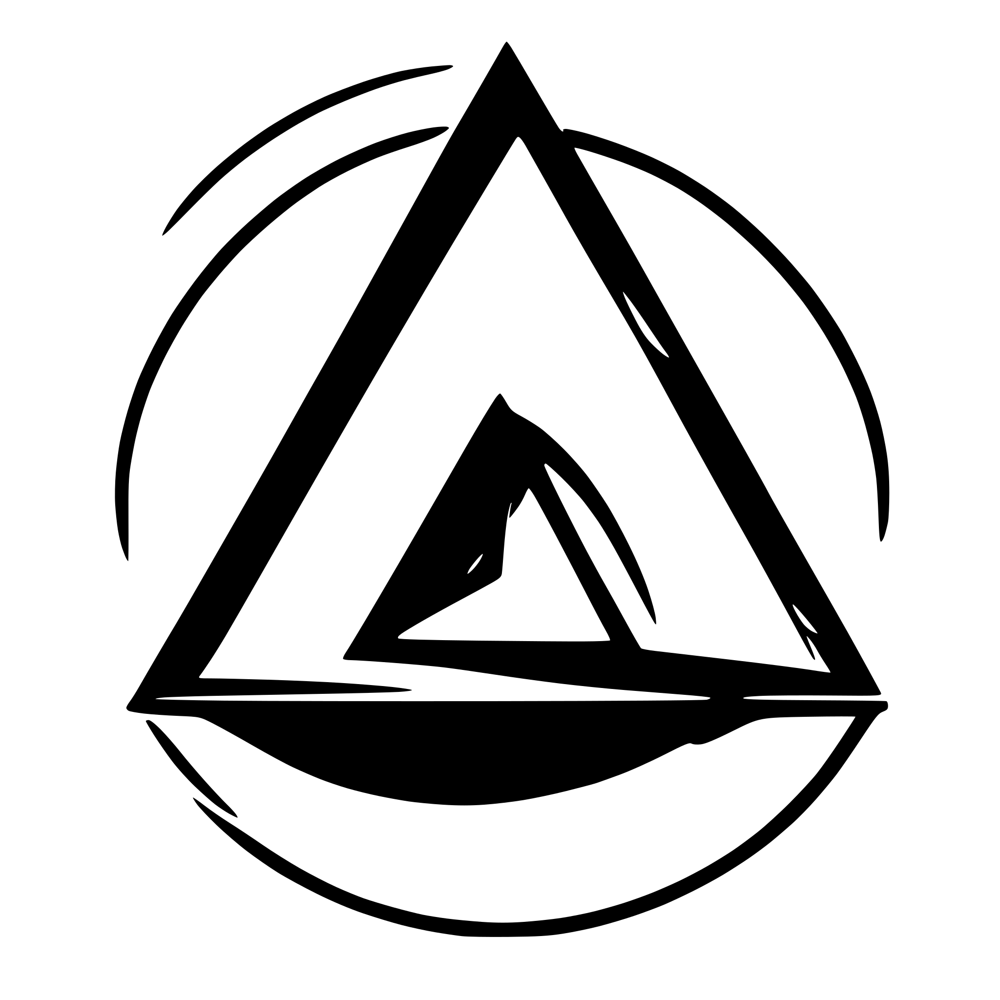 AI-generated SVG of 'generate circle inscribed in triangle'