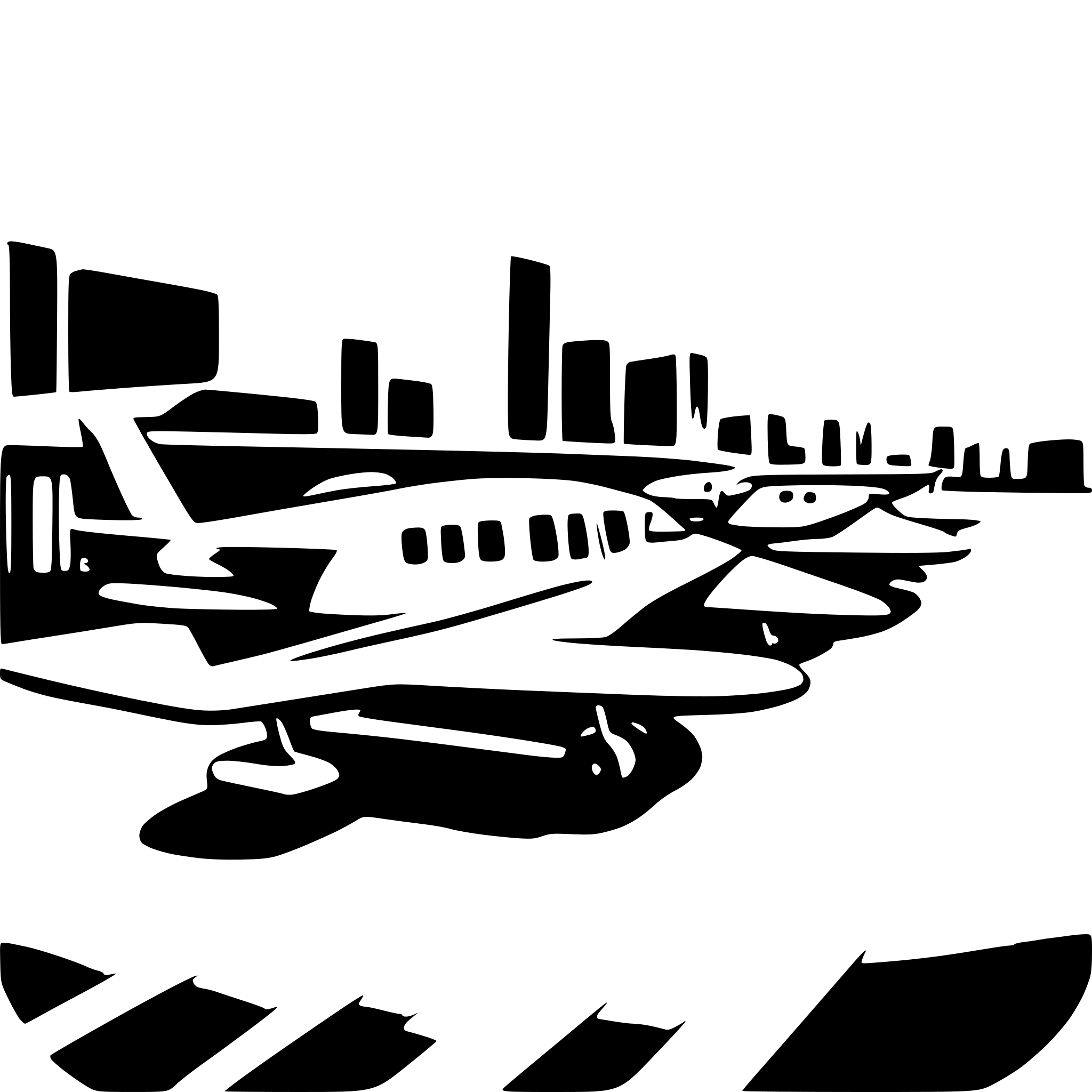 AI-generated SVG of 'airplane parking line'