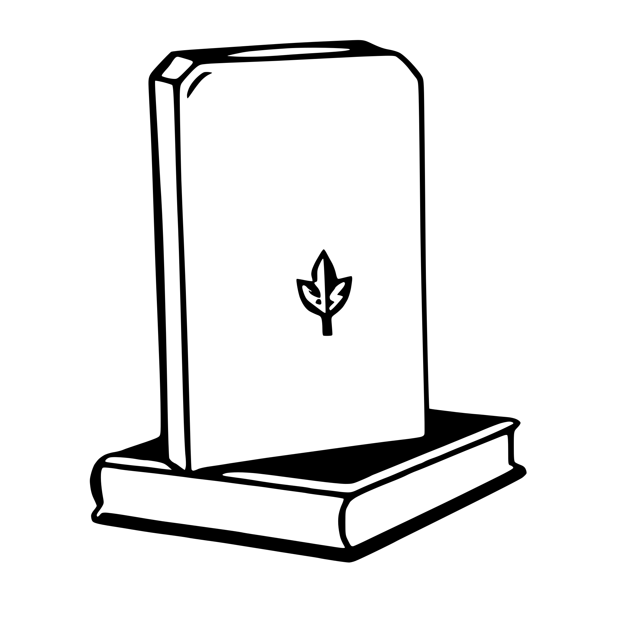 AI-generated SVG of a journal