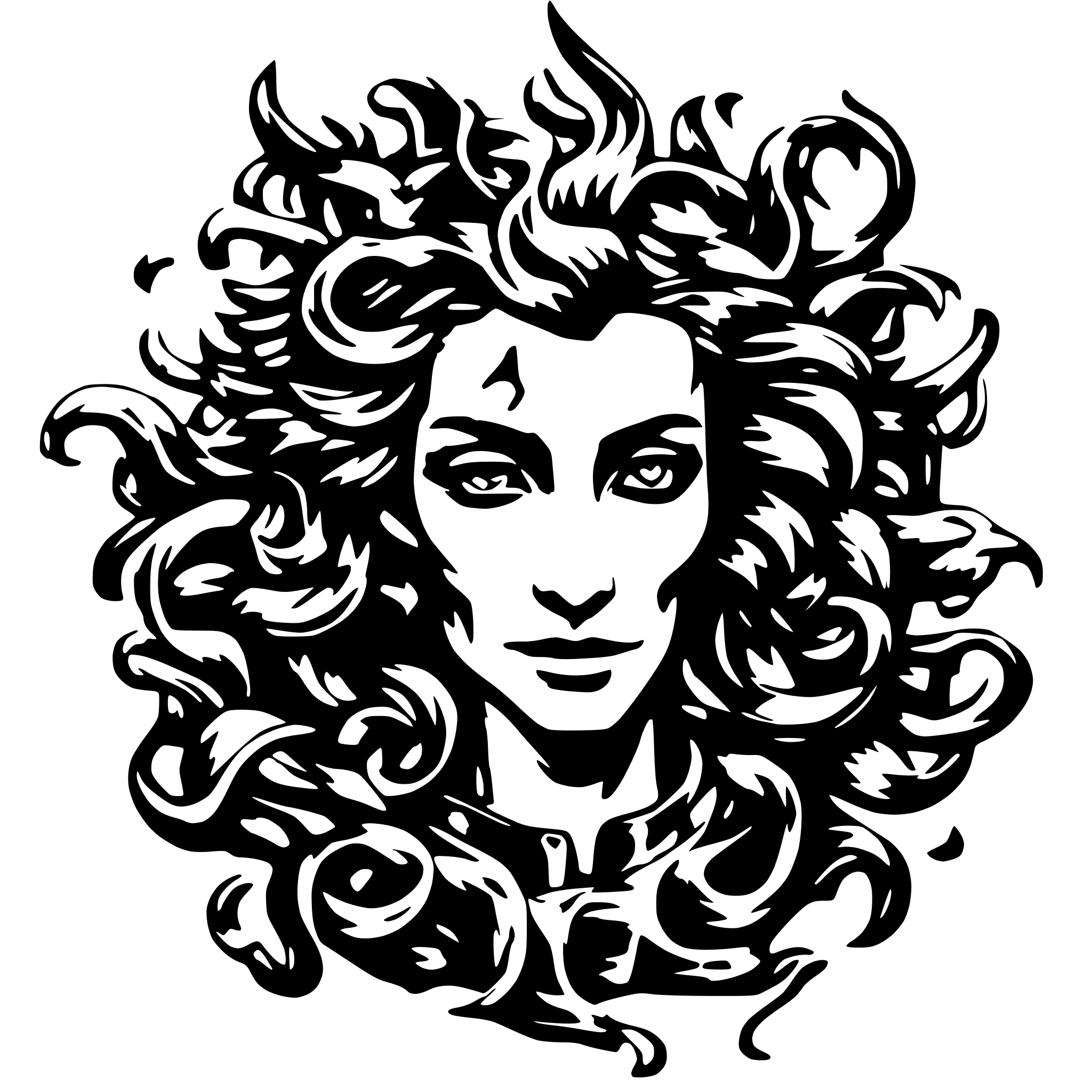 AI-generated SVG of 'Lucifer'