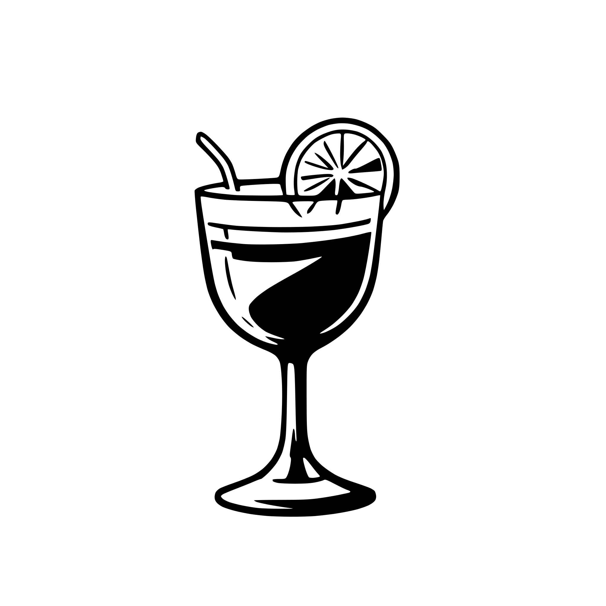 AI-generated SVG of a Aperol Spritz