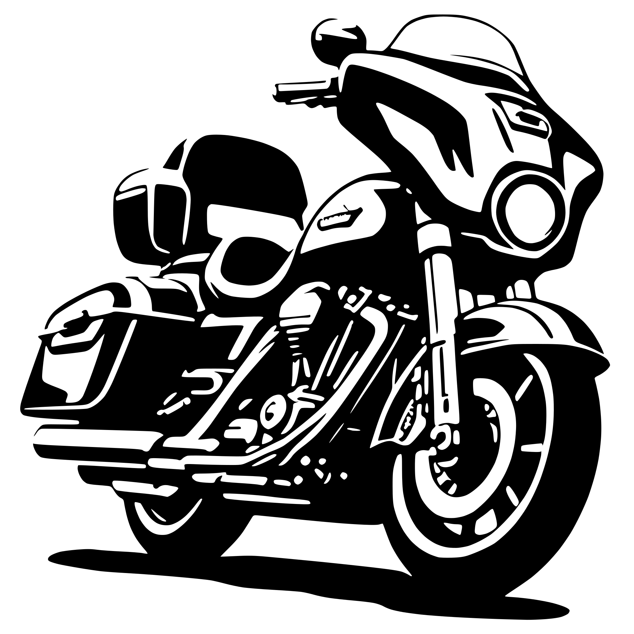 AI-generated SVG of 'harley davidson ultra limited'