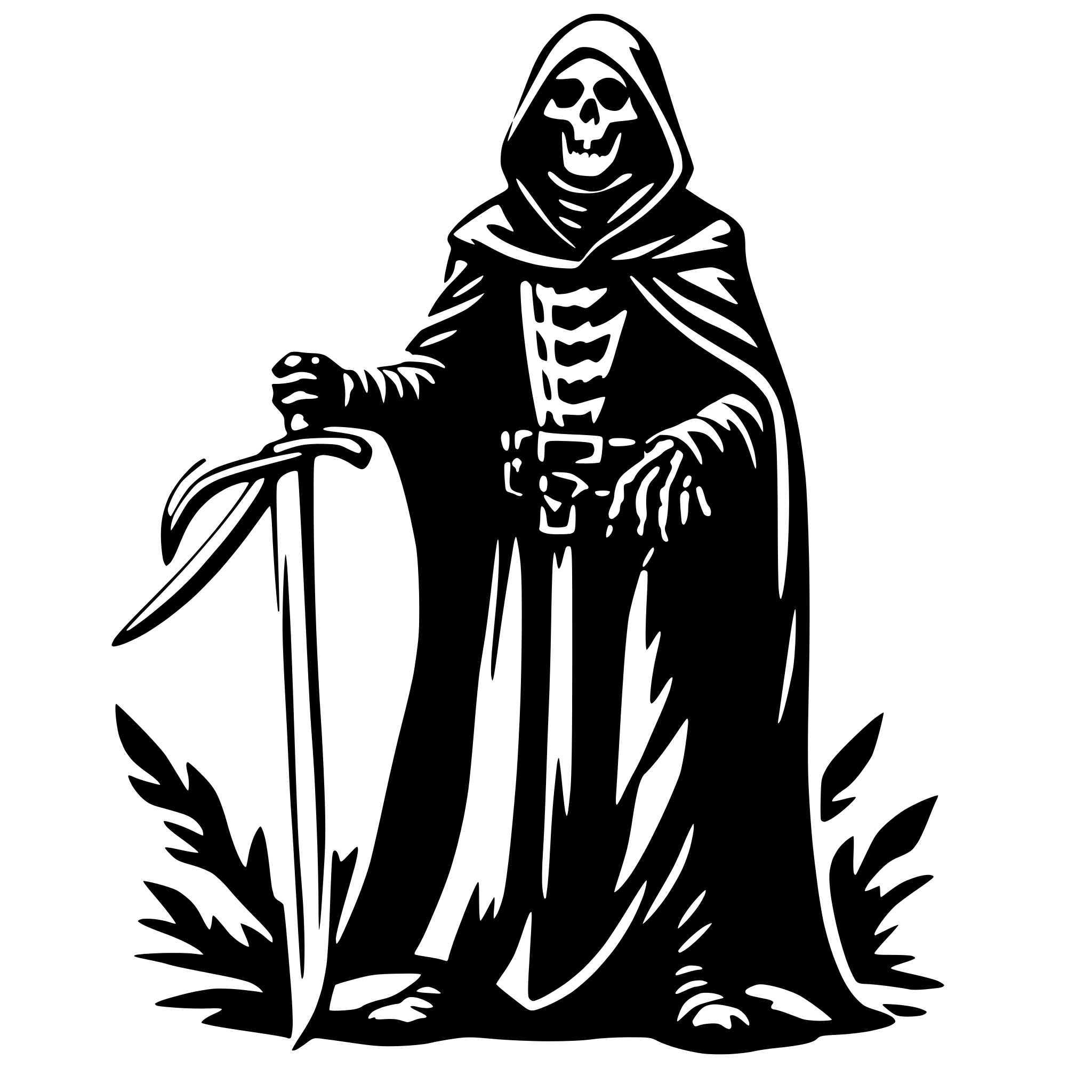AI-generated SVG of 'Reaper'