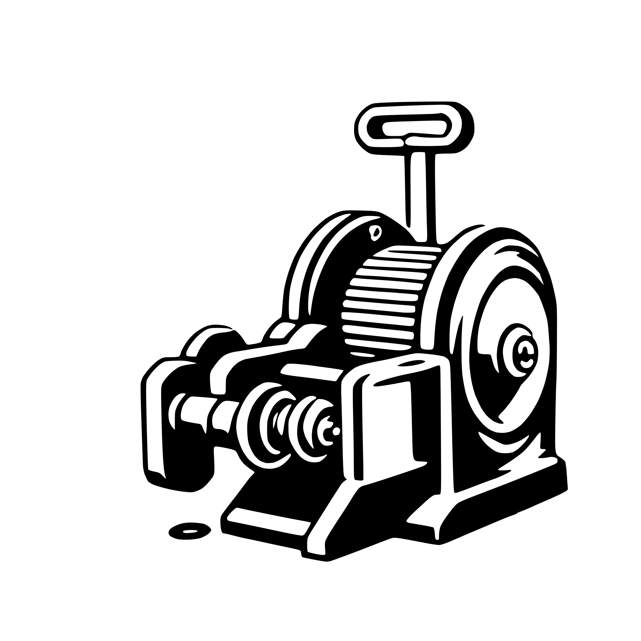 AI-generated SVG of a winch