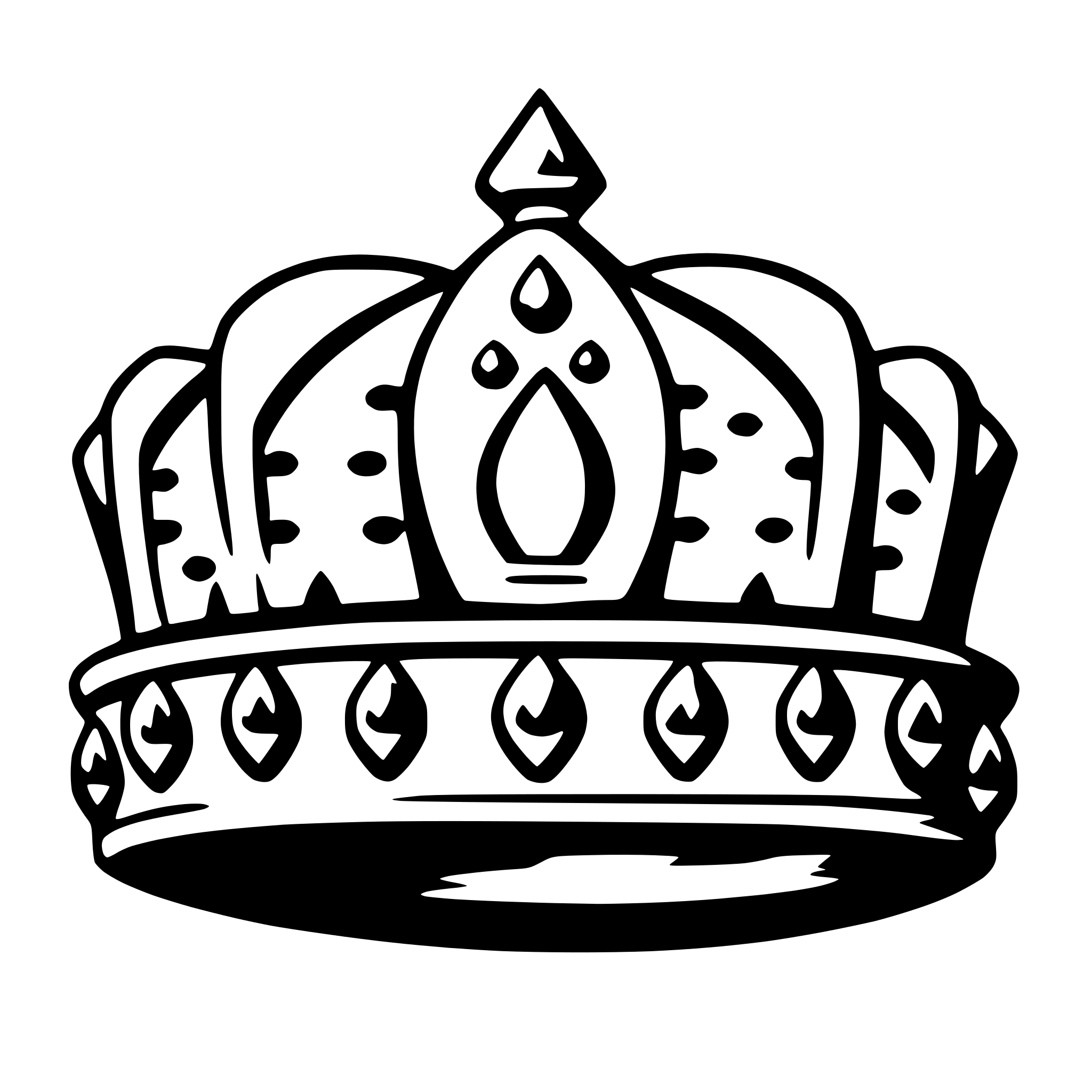 AI-generated SVG of 'tiara'