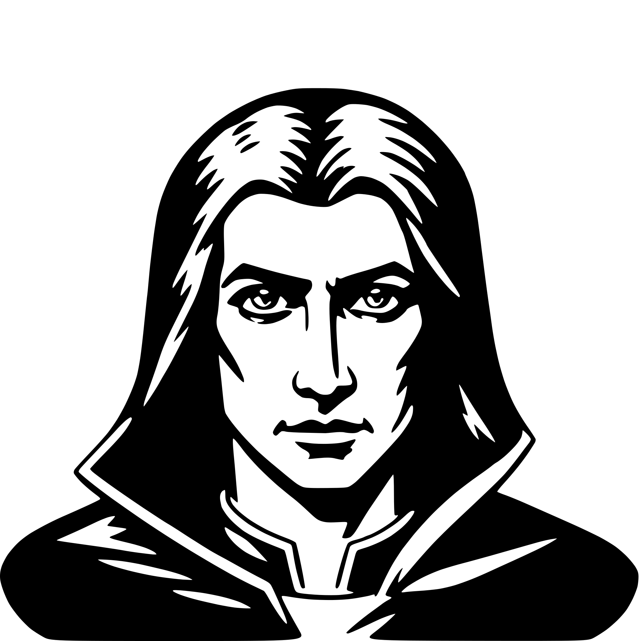 AI-generated SVG of a arawn