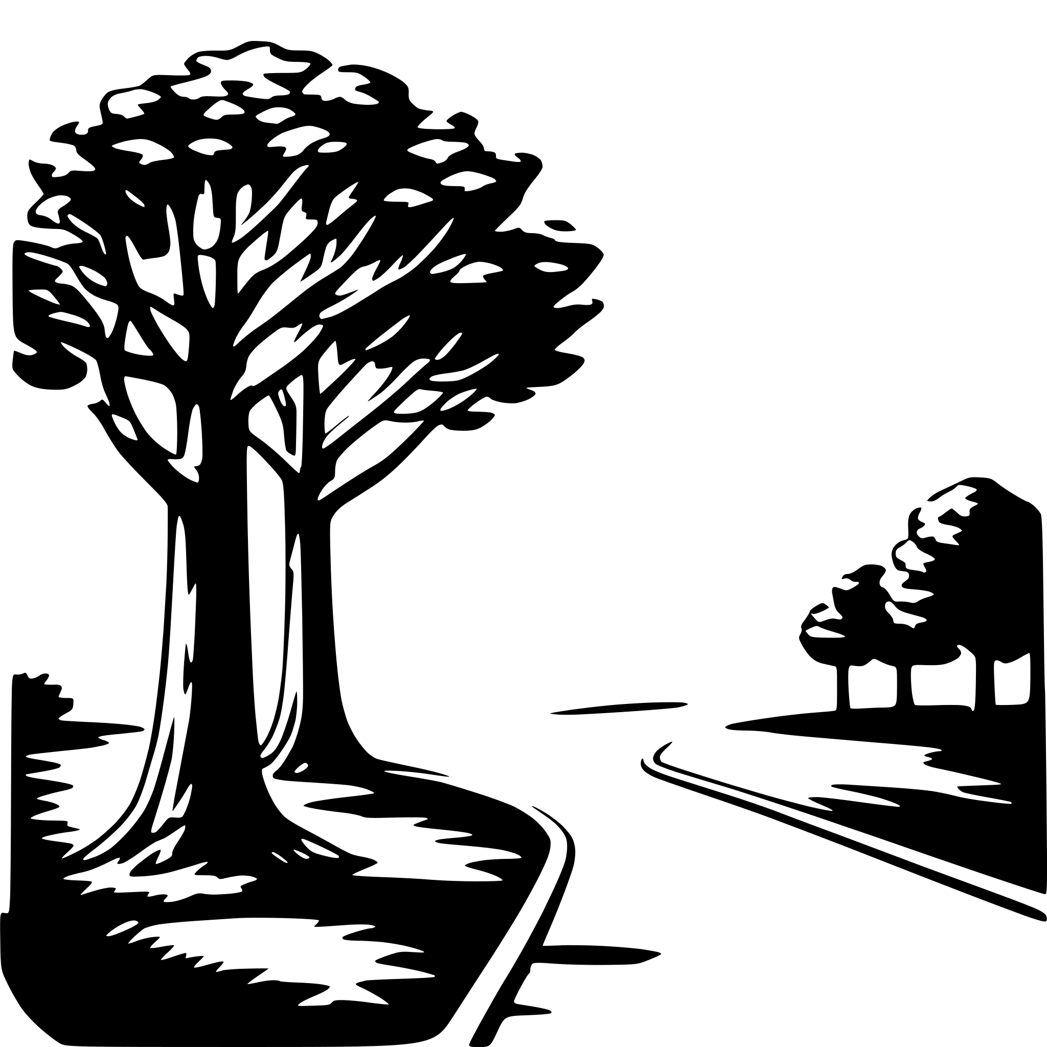 AI-generated SVG of a tree canopy