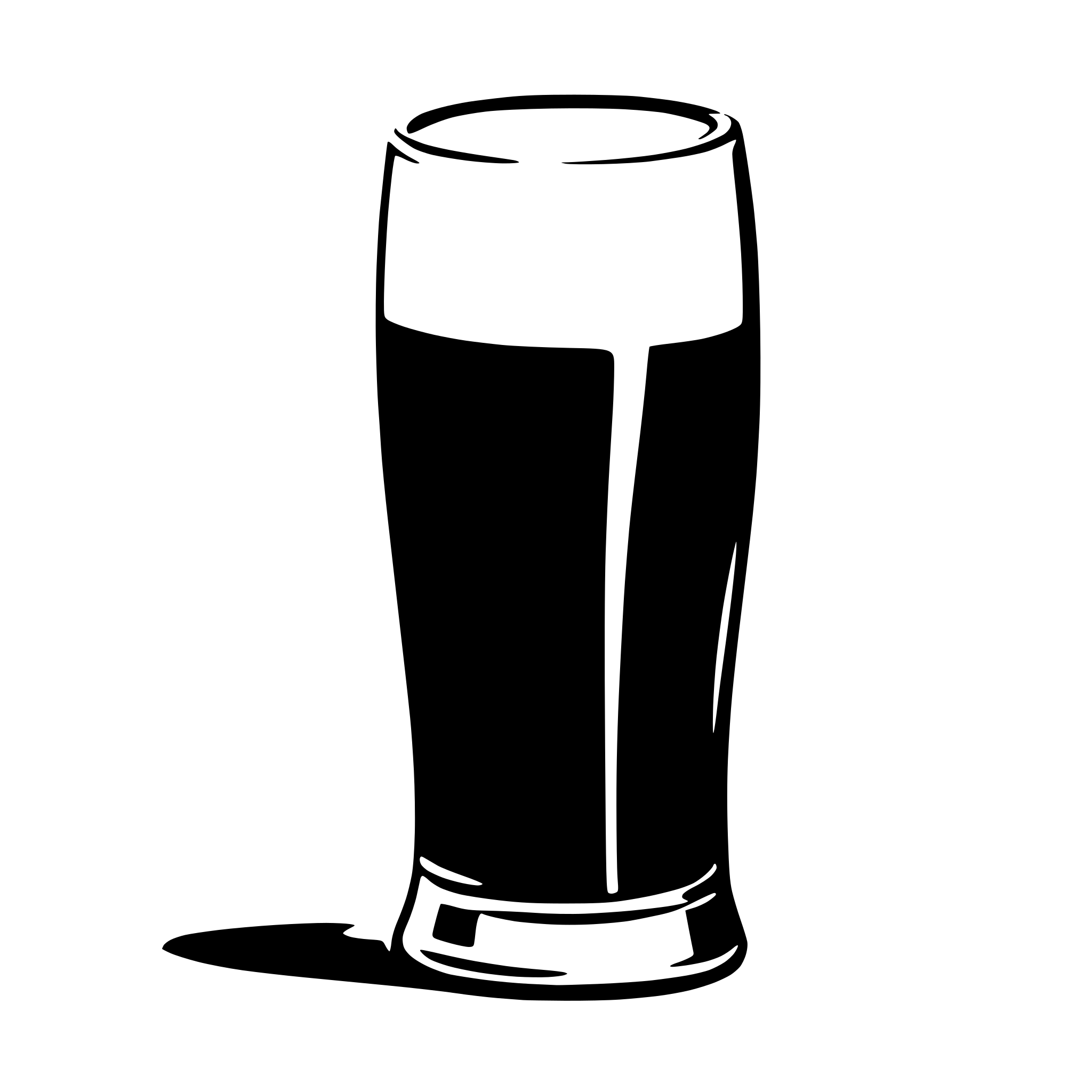 AI-generated SVG of 'guinness glass'