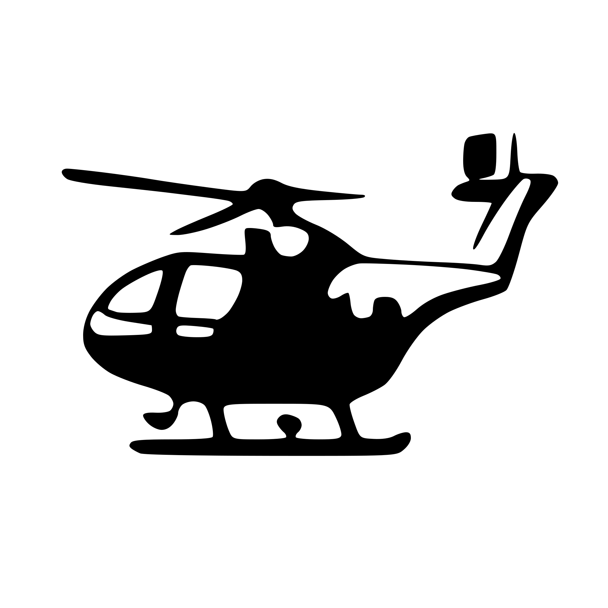 AI-generated SVG of a helicopter