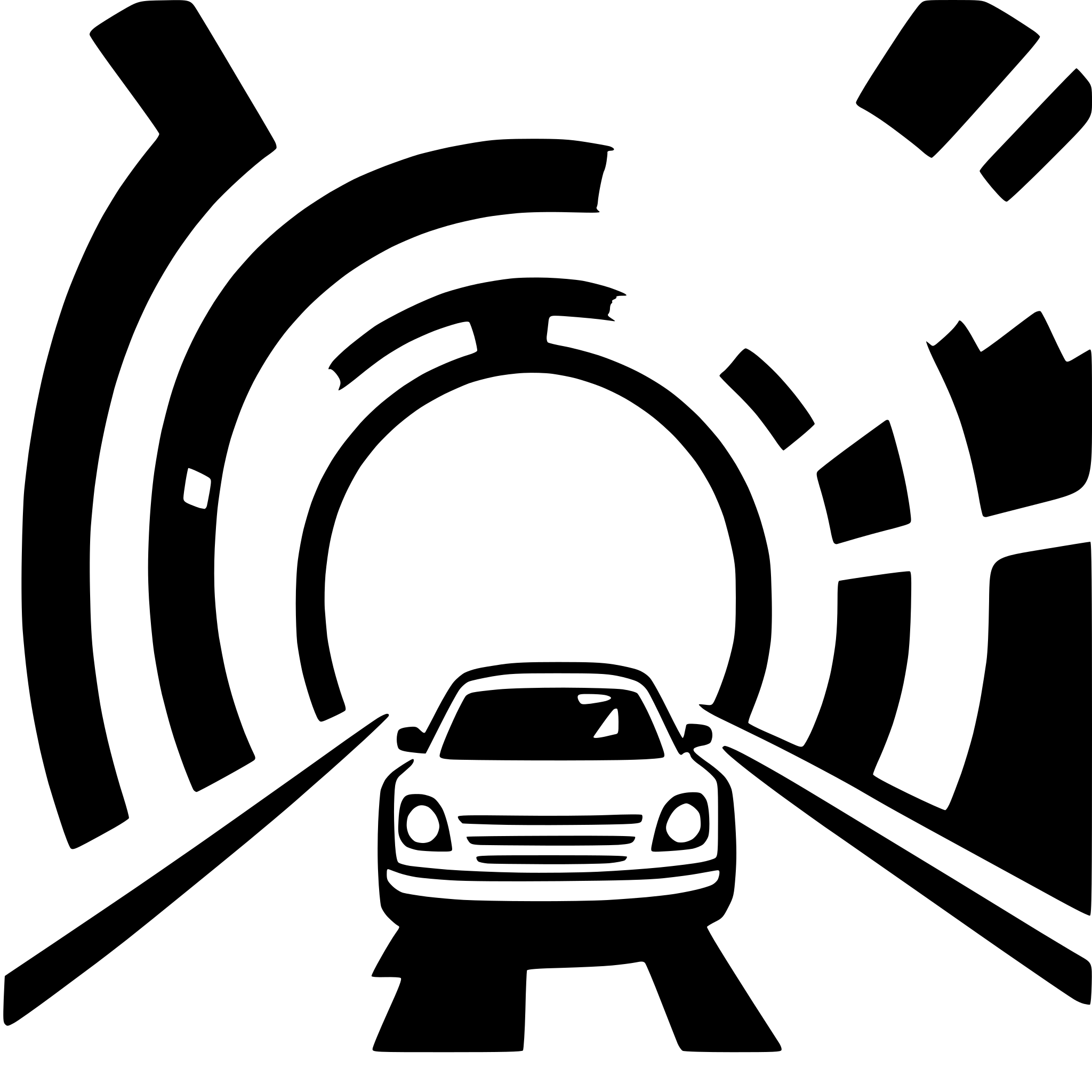 AI-generated SVG of 'car driving through tunnel'