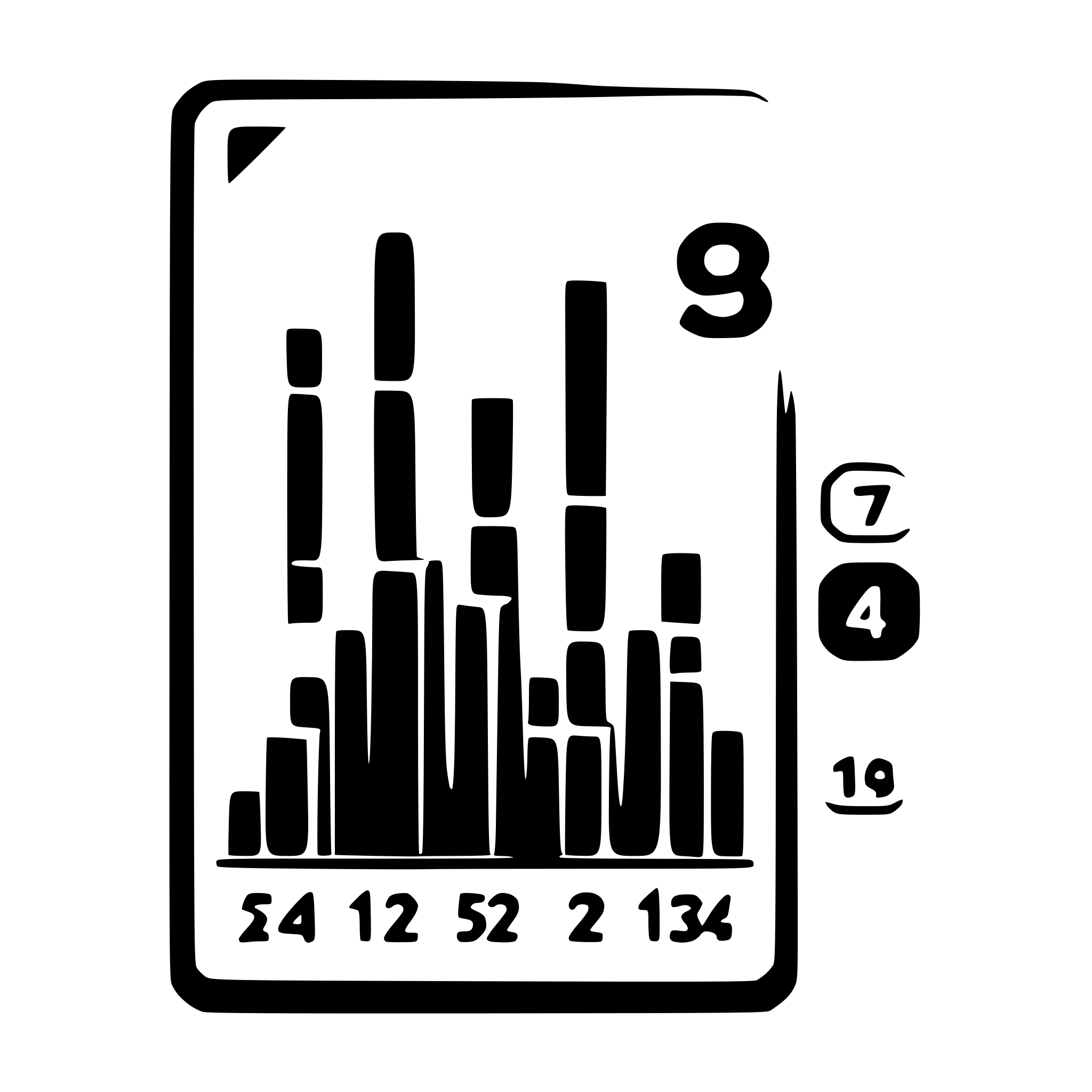 AI-generated SVG of a chart to track numbers