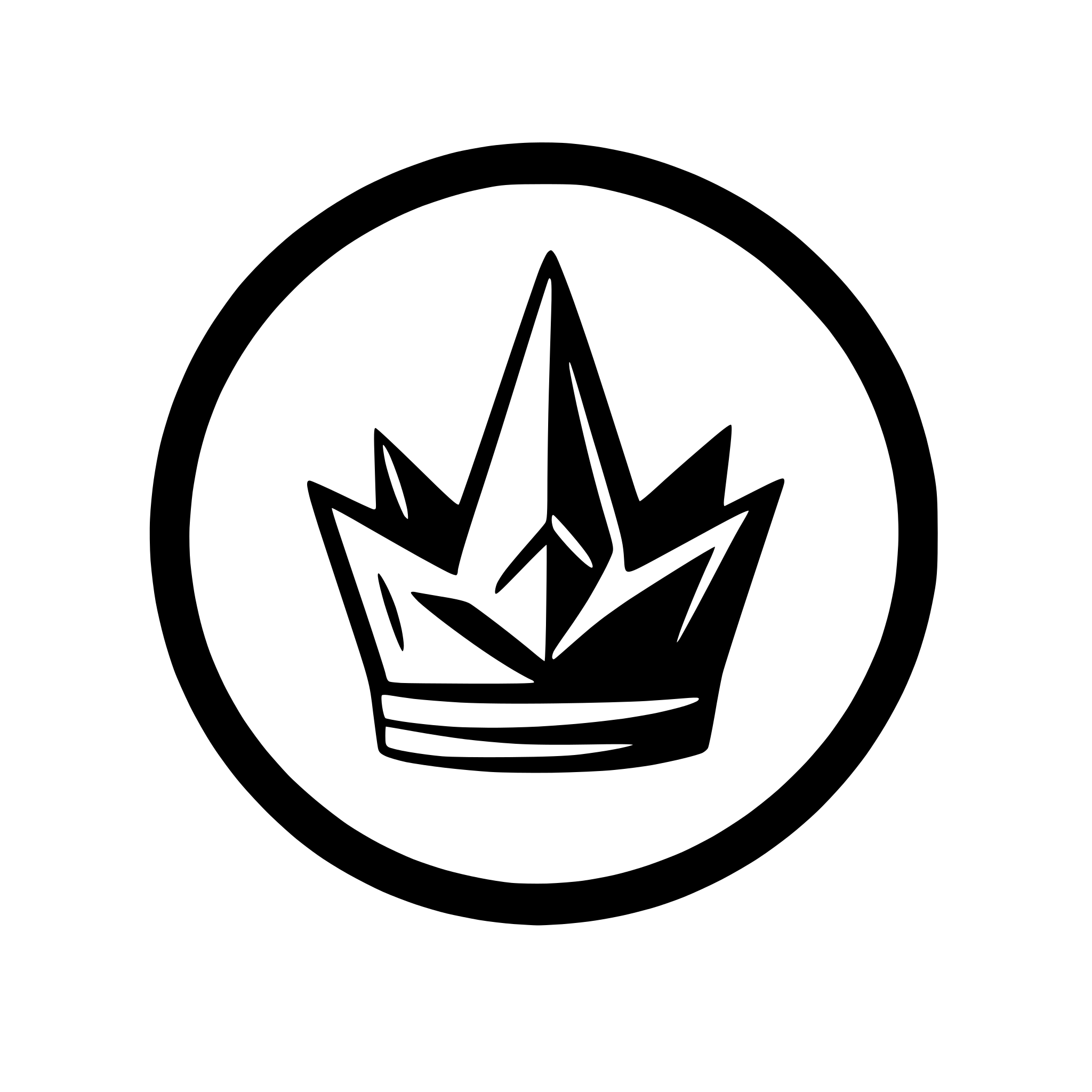 AI-generated SVG of 'geometric crown with triangular points'