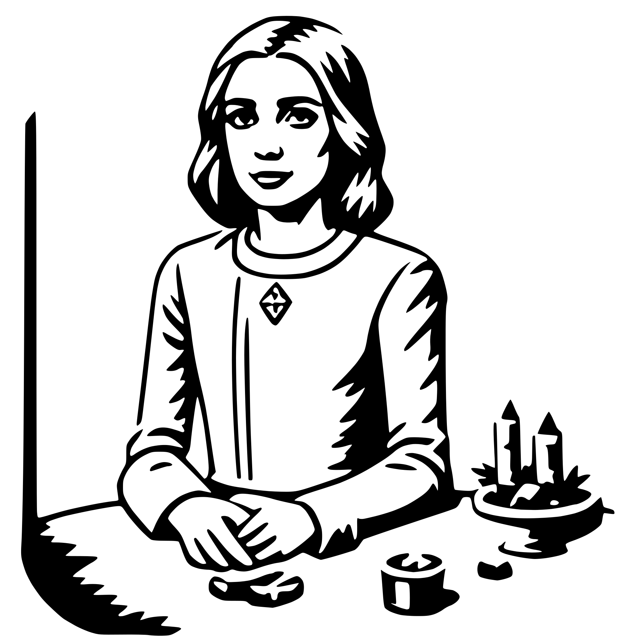 AI-generated SVG of 'brigid'