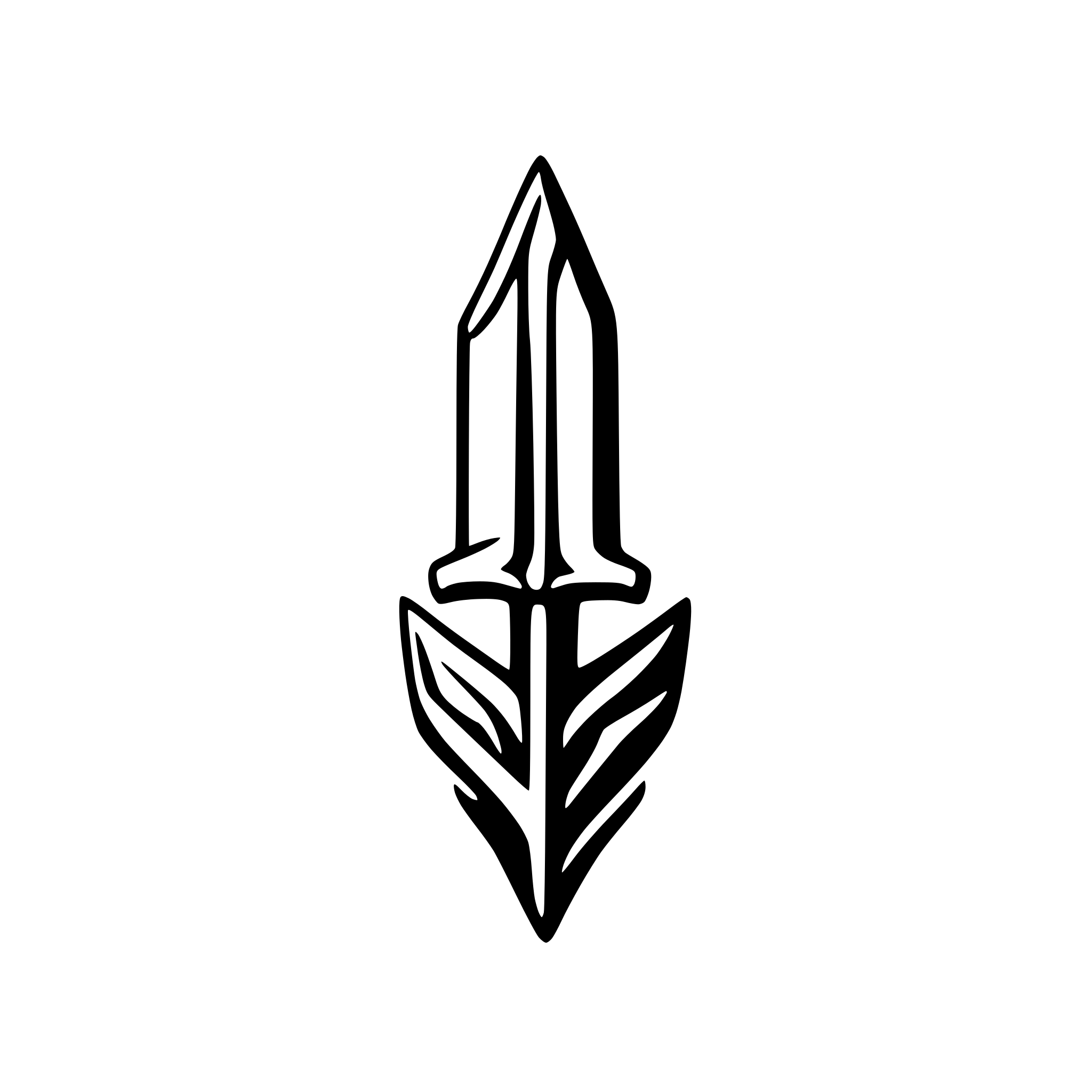 AI-generated SVG of 'plain sword'