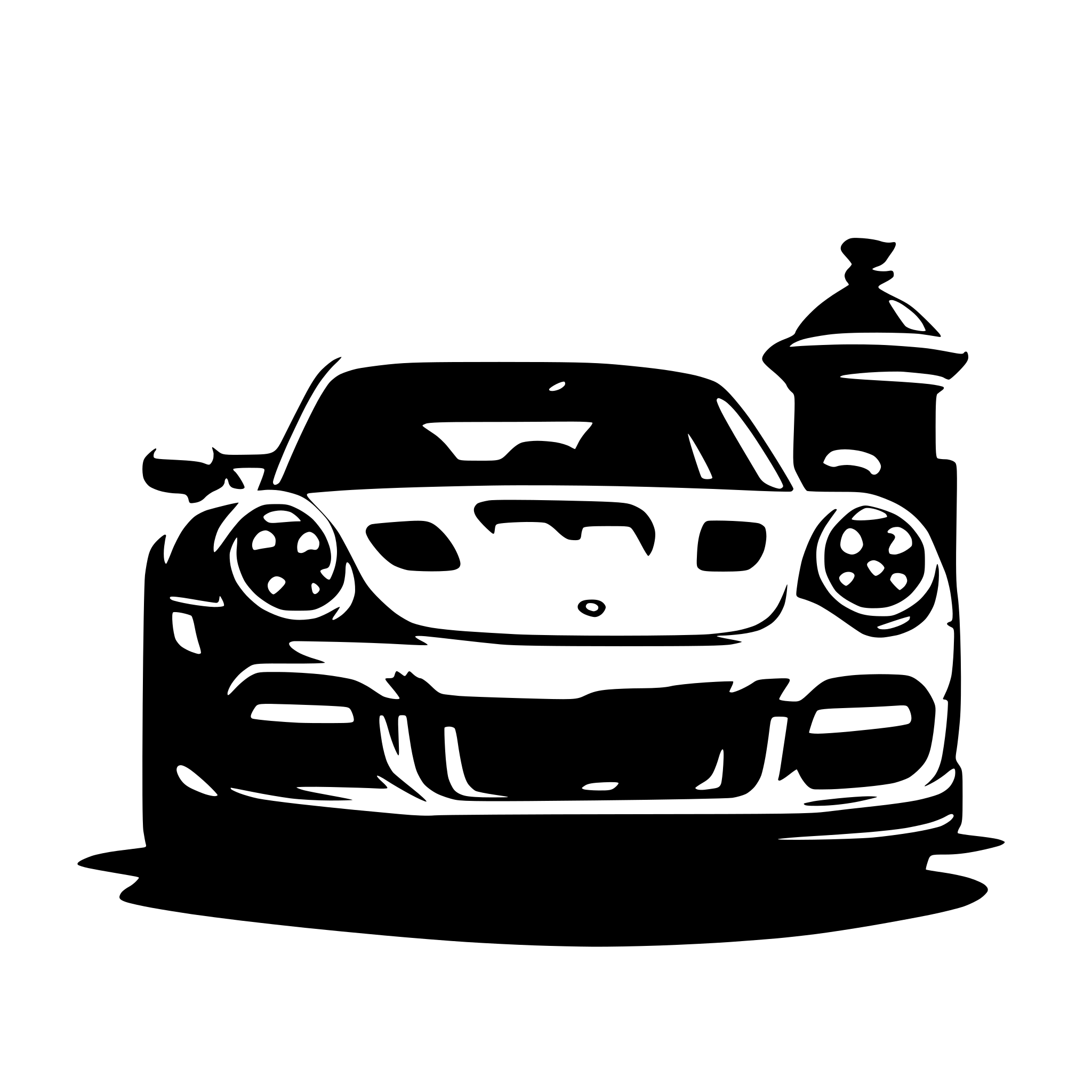 AI-generated SVG of 'gt3 rs'