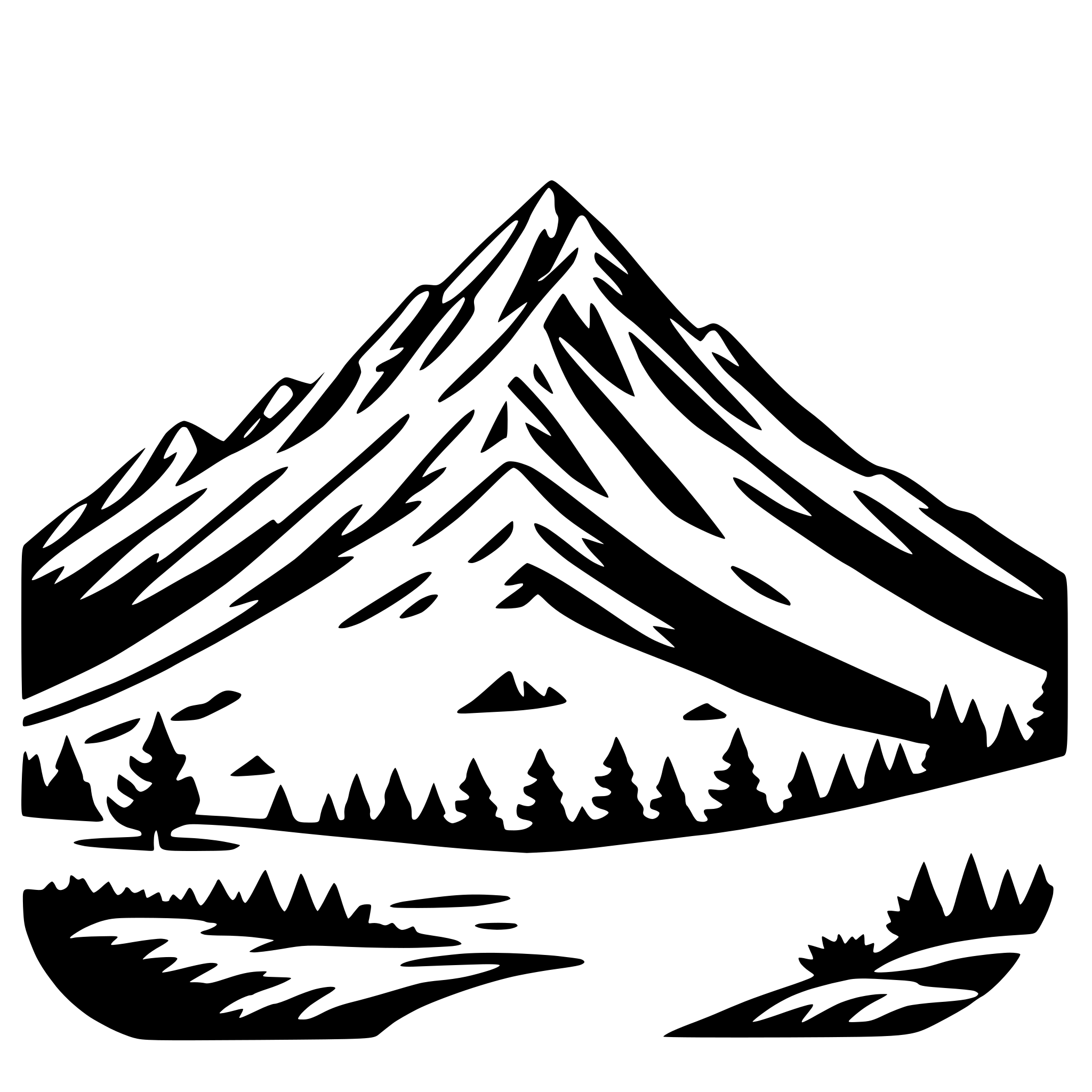 AI-generated SVG of 'sunrise mountain peak'