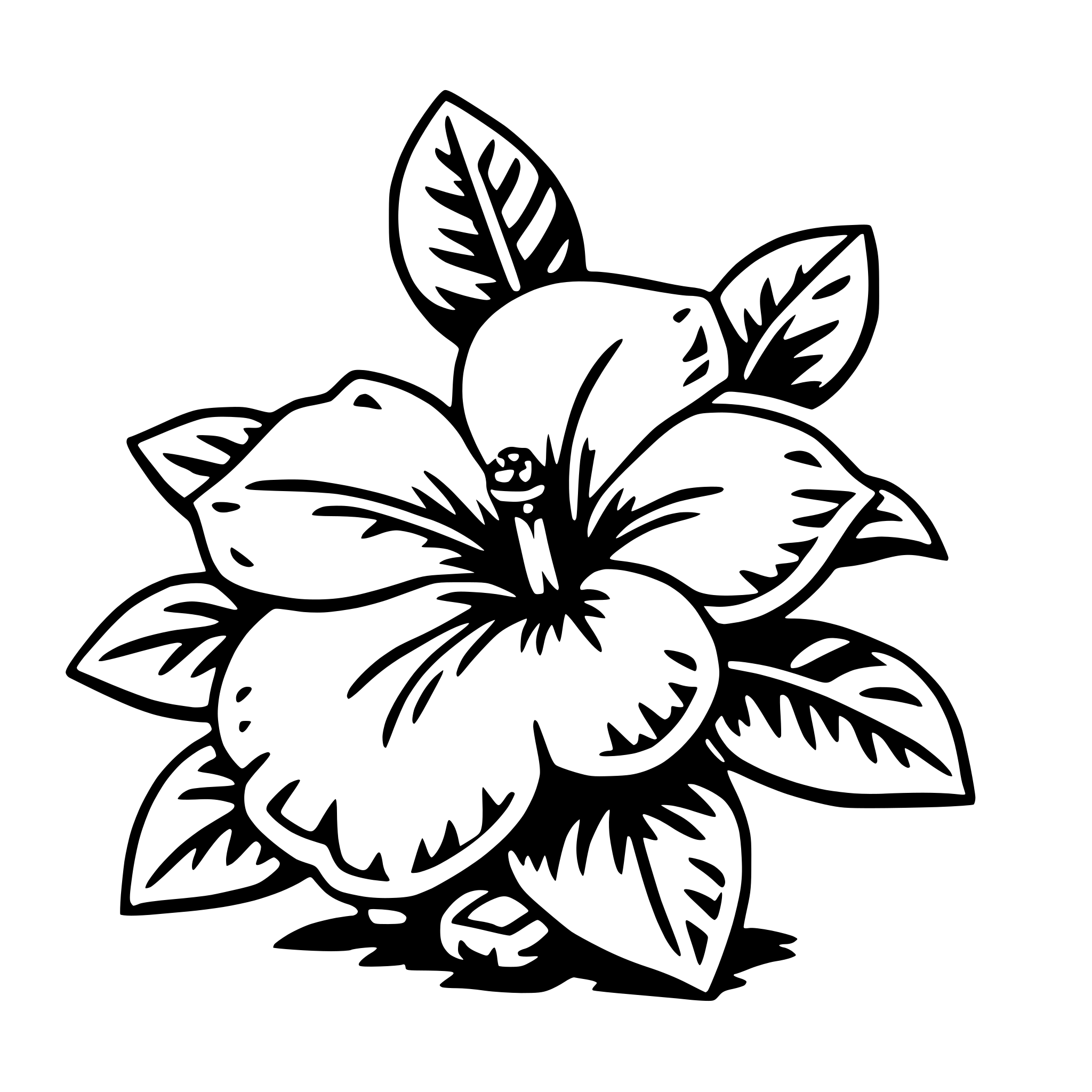 AI-generated SVG of 'petunia'