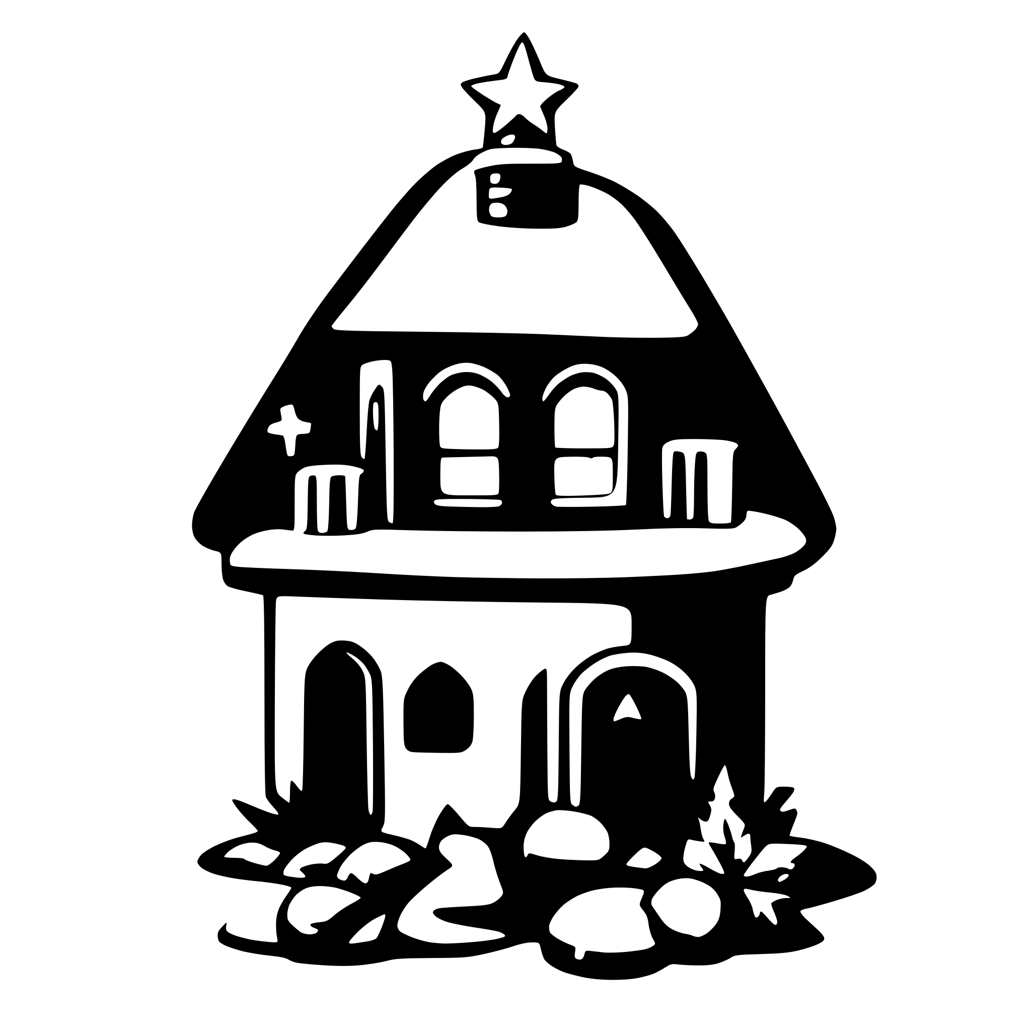 AI-generated SVG of a christmas