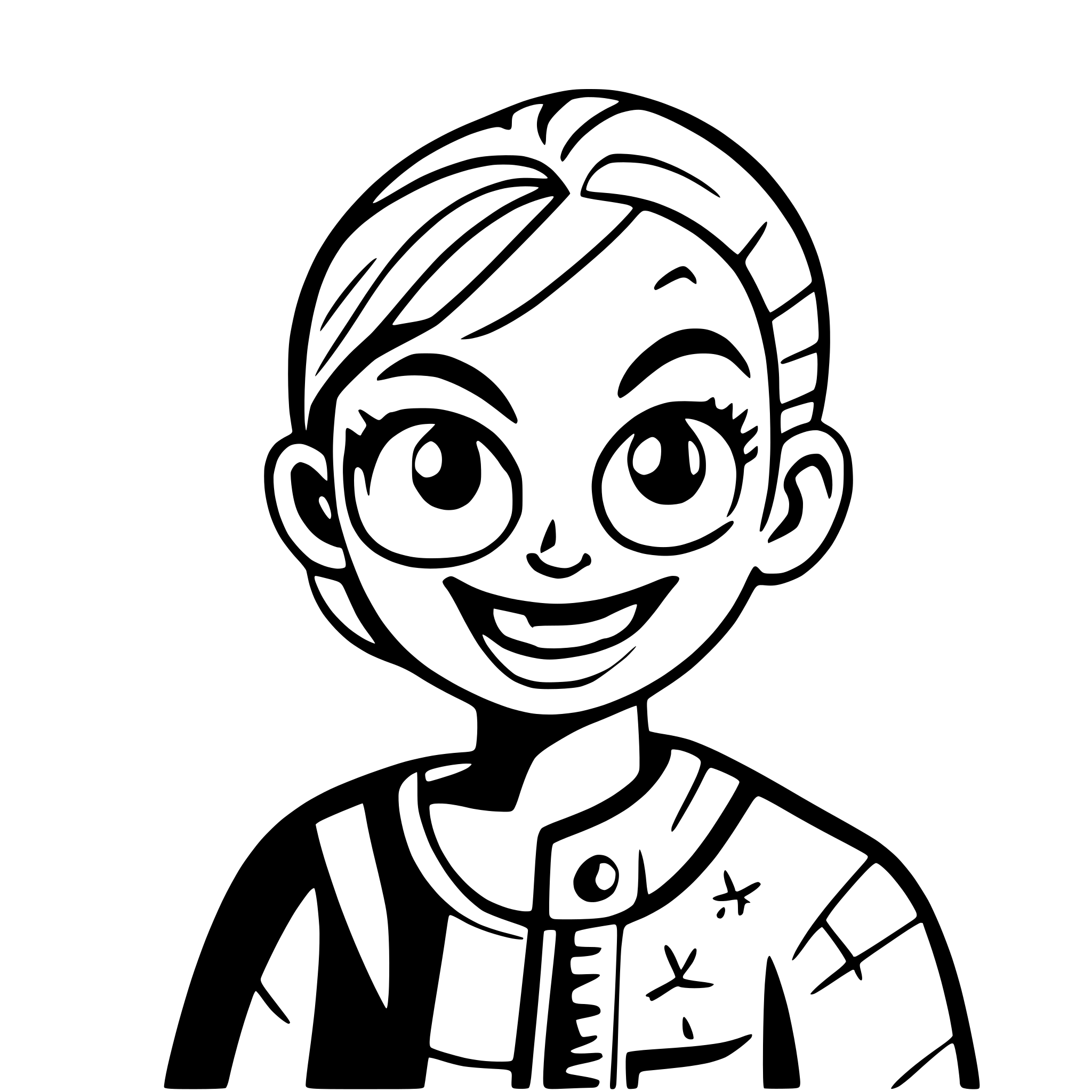 AI-generated SVG of a create image about laugh