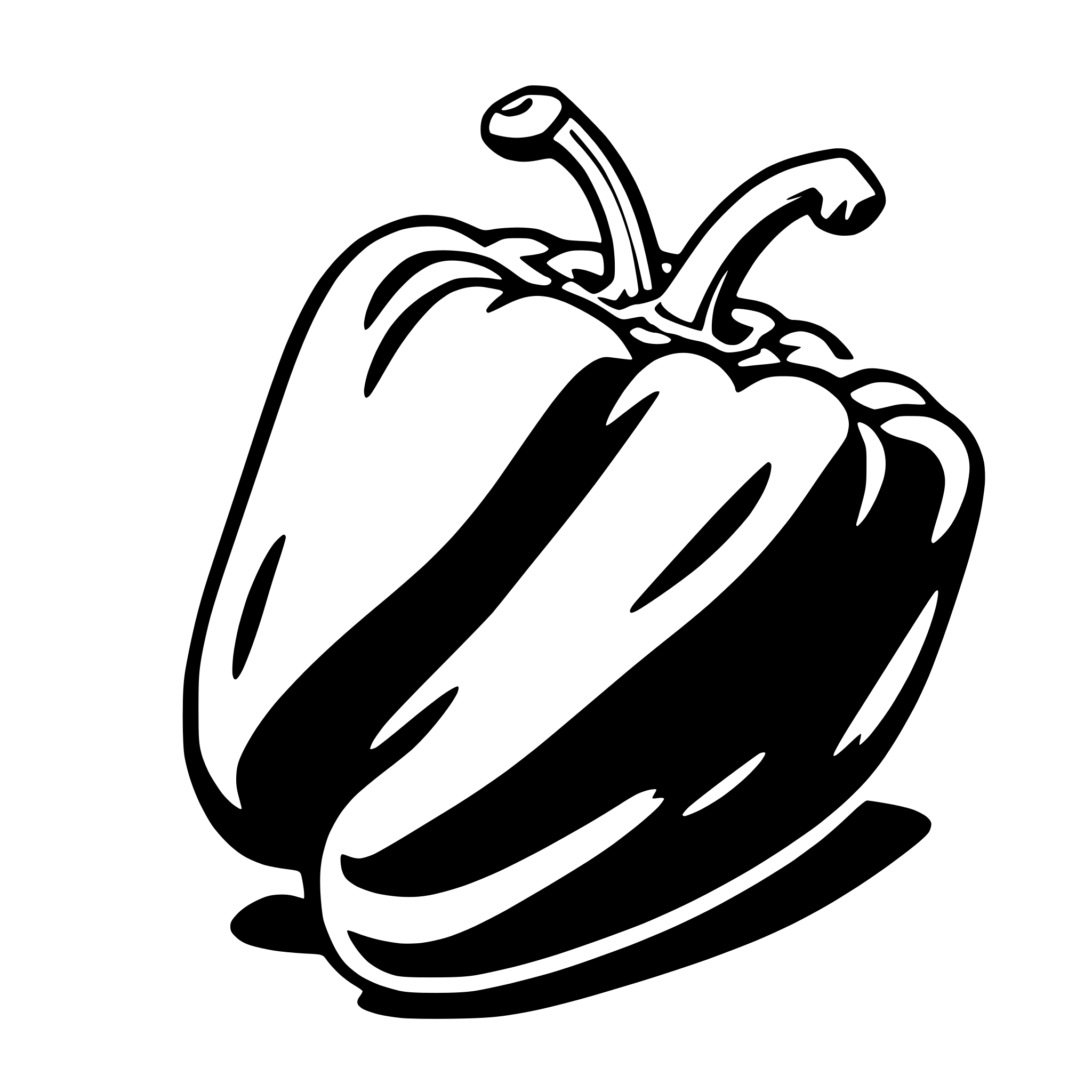 AI-generated SVG of a bell pepper