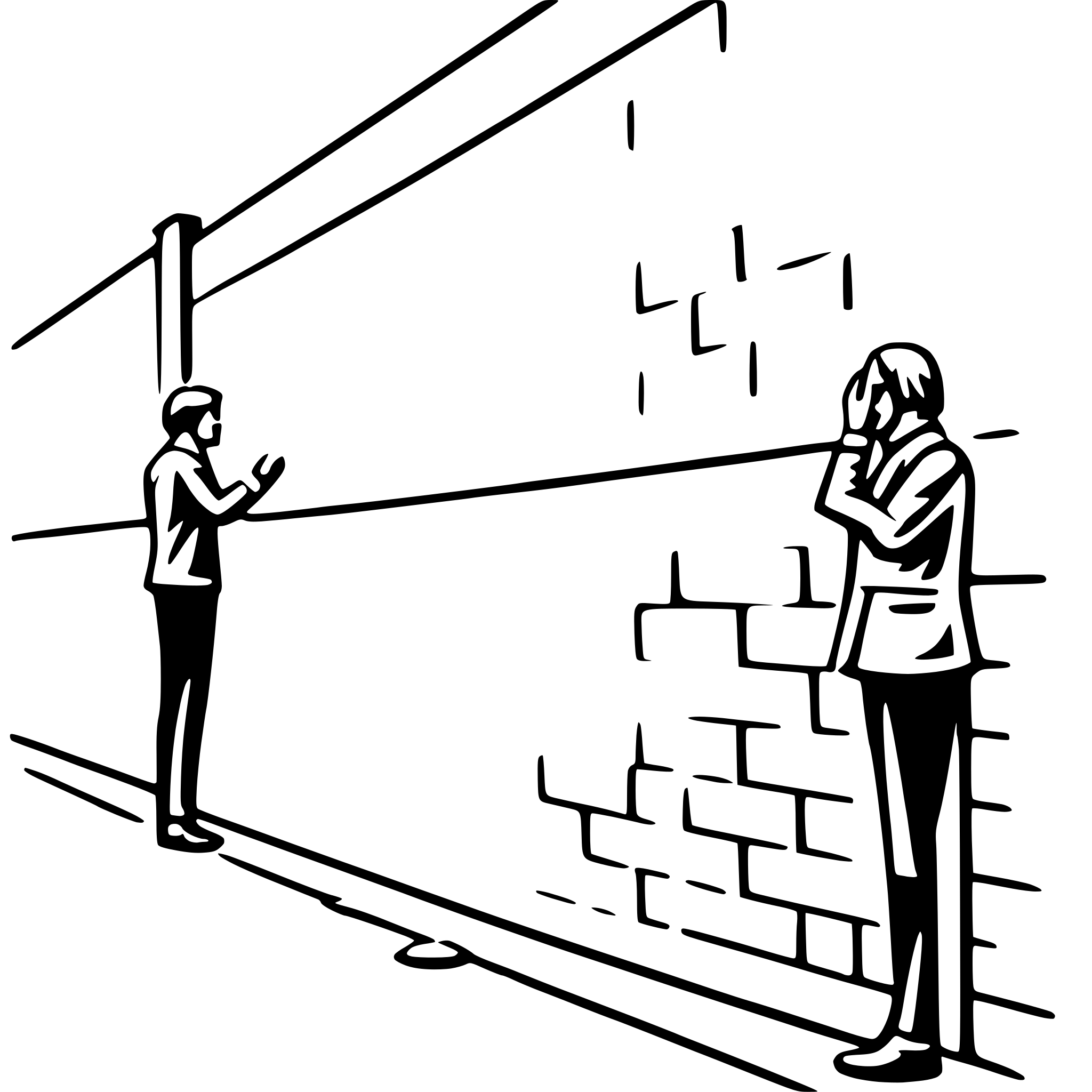 AI-generated SVG of a wailing wall
