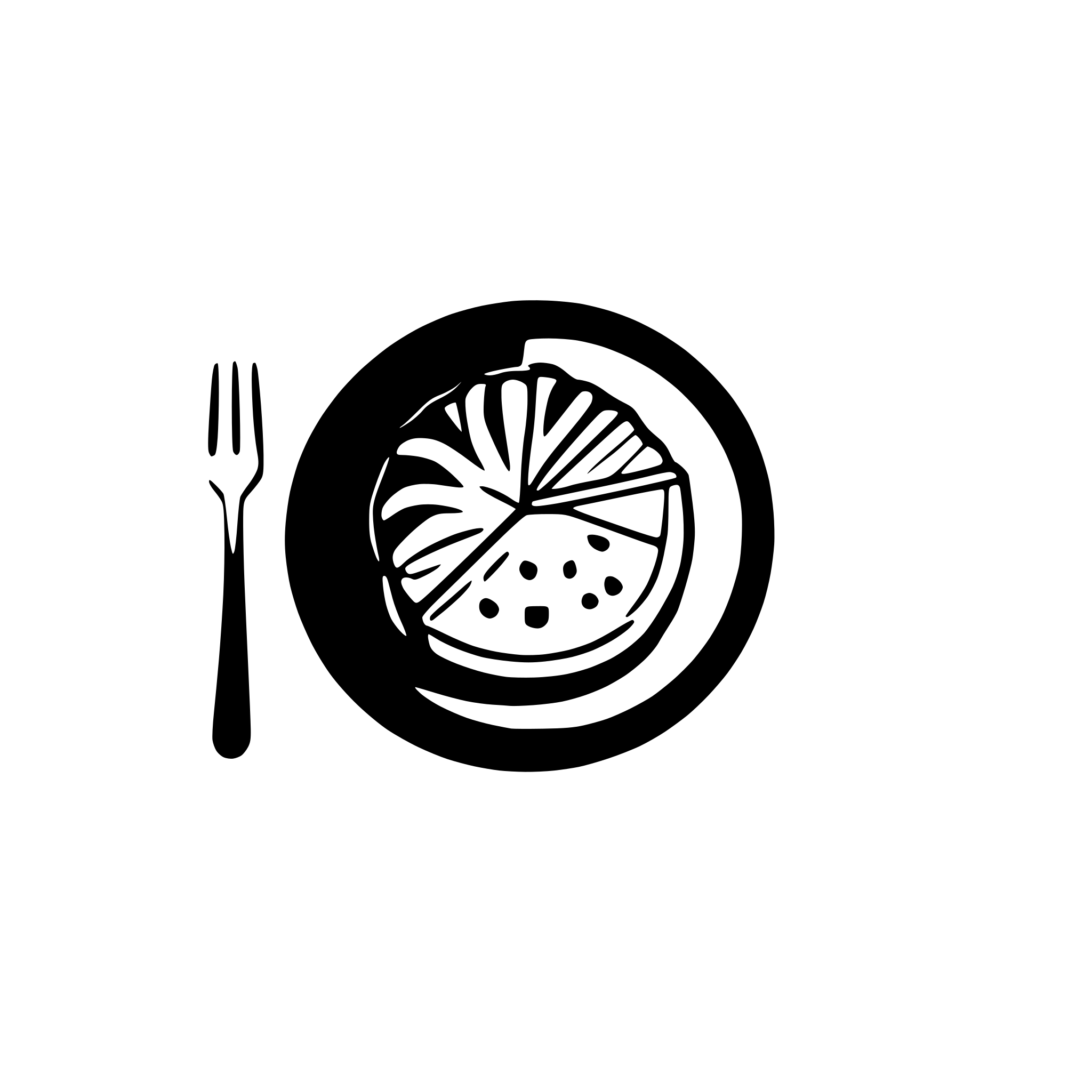AI-generated SVG of a food plate