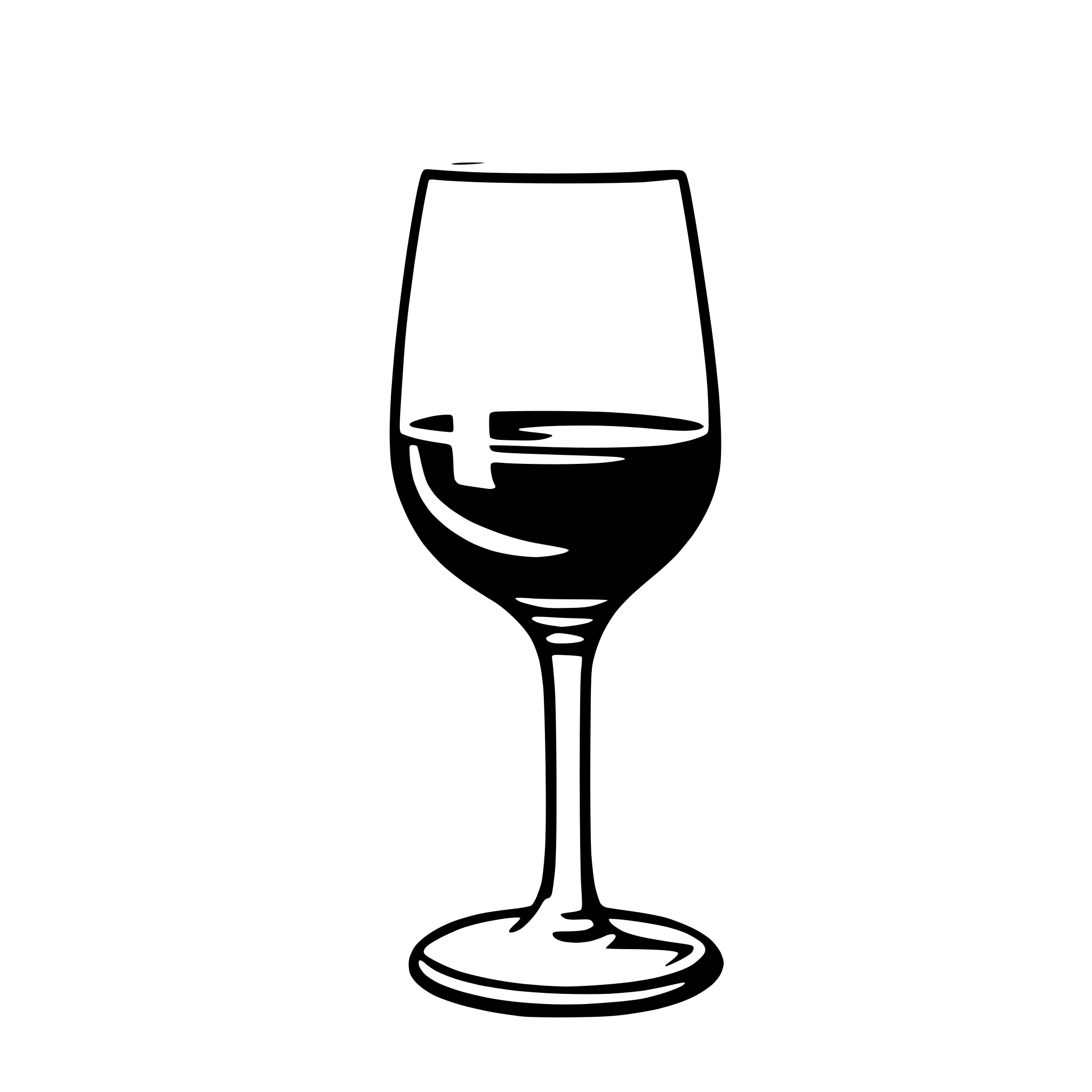 AI-generated SVG of a wine glass