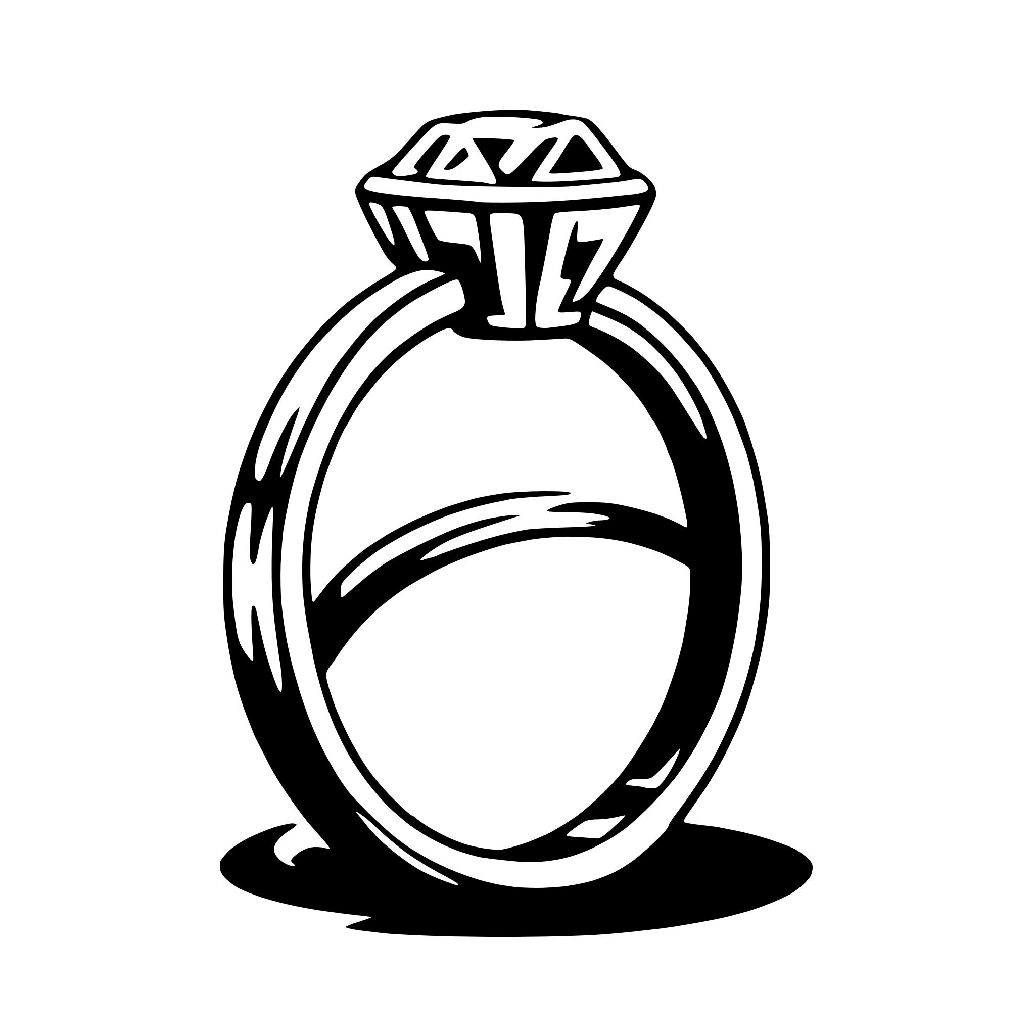 AI-generated SVG of 'engagement ring'