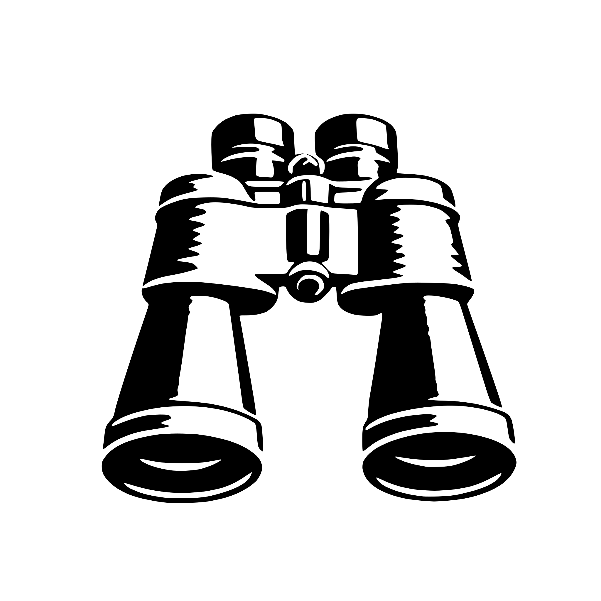 AI-generated SVG of 'binoculars'