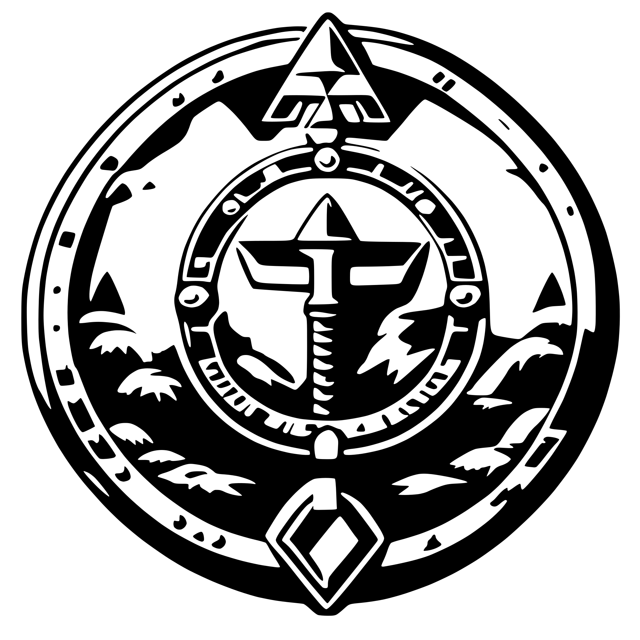 AI-generated SVG of 'round legend of zelda'