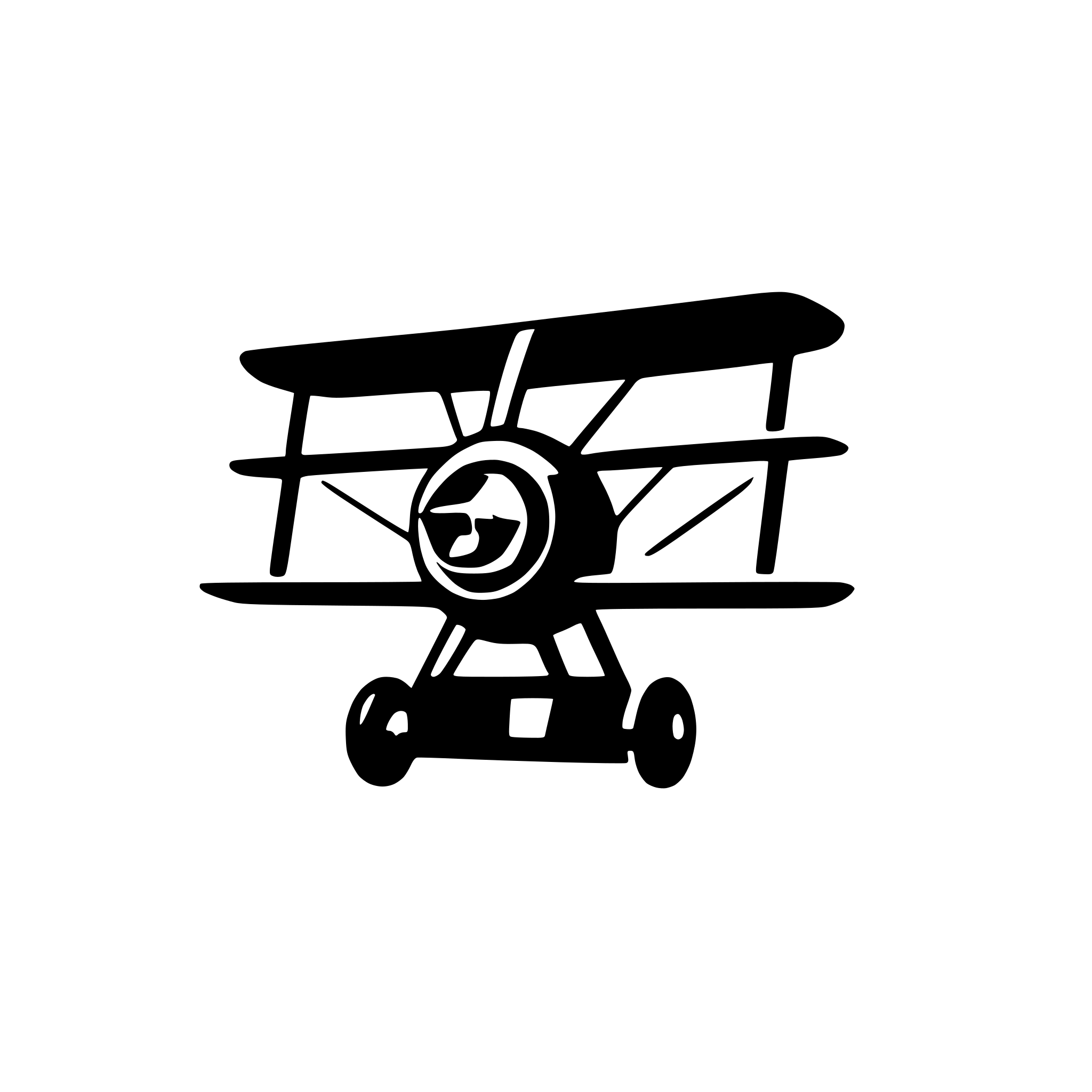 AI-generated SVG of a fokker dr1 seen from the front, icon style