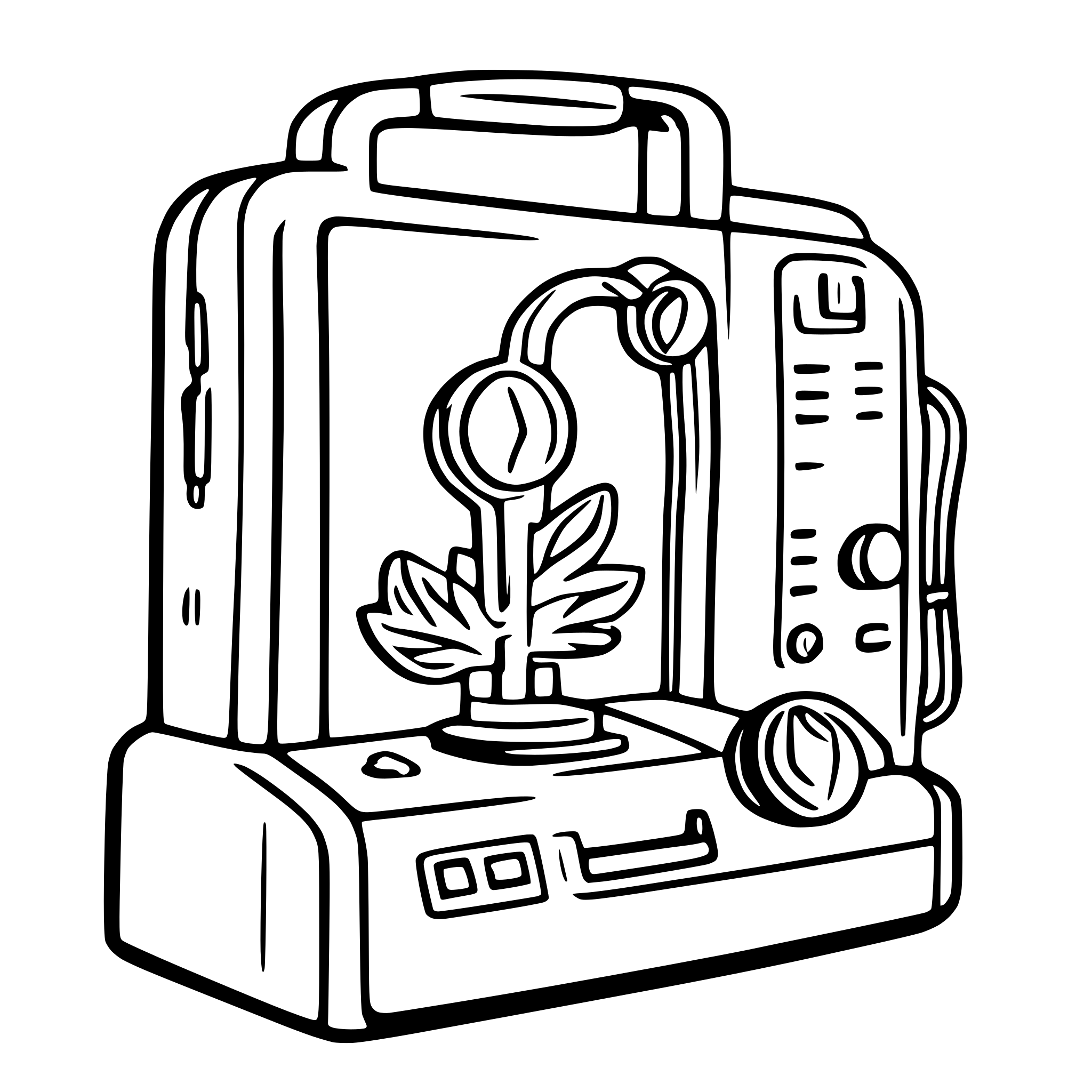 AI-generated SVG of a Pristine medical equipment