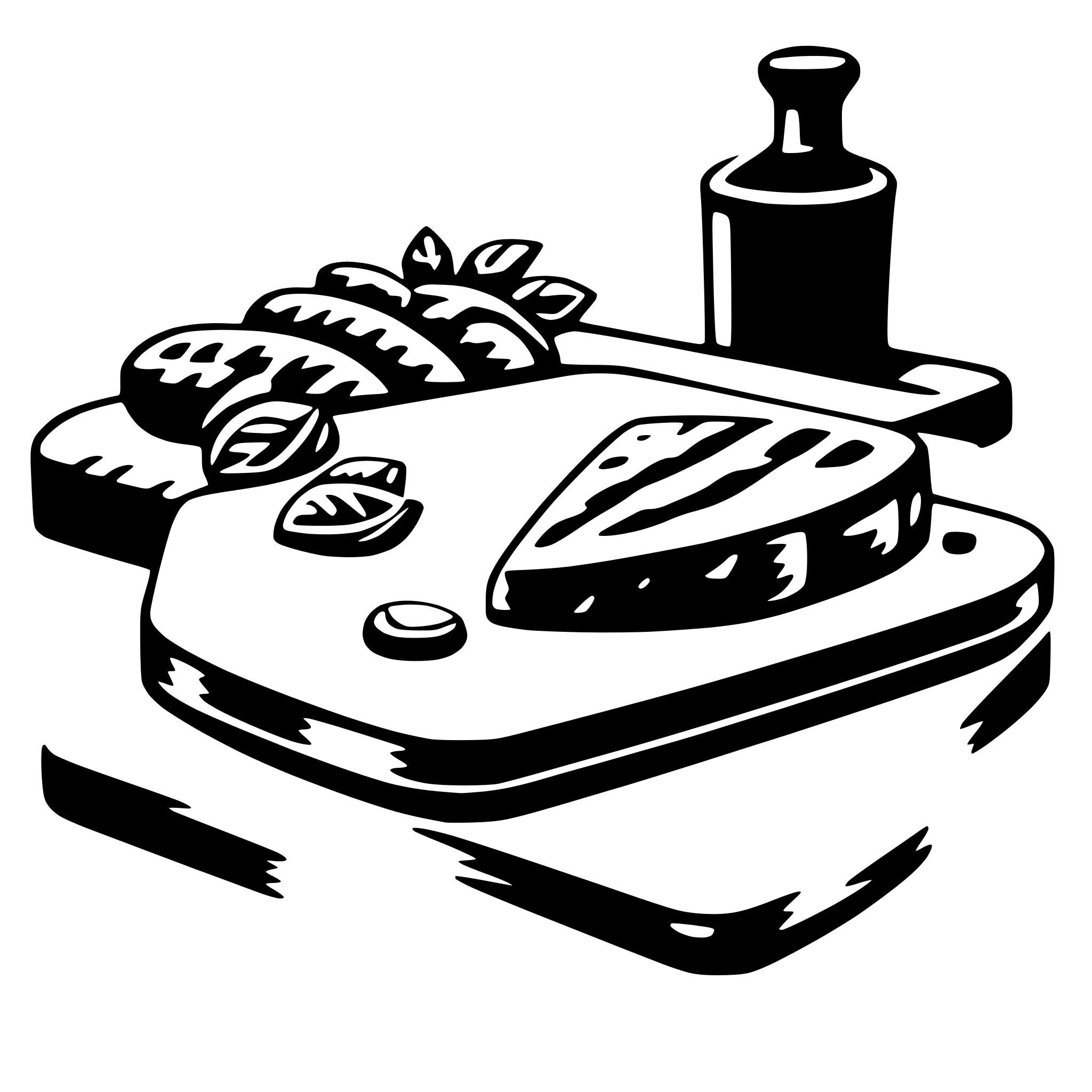 AI-generated SVG of 'cutting board'