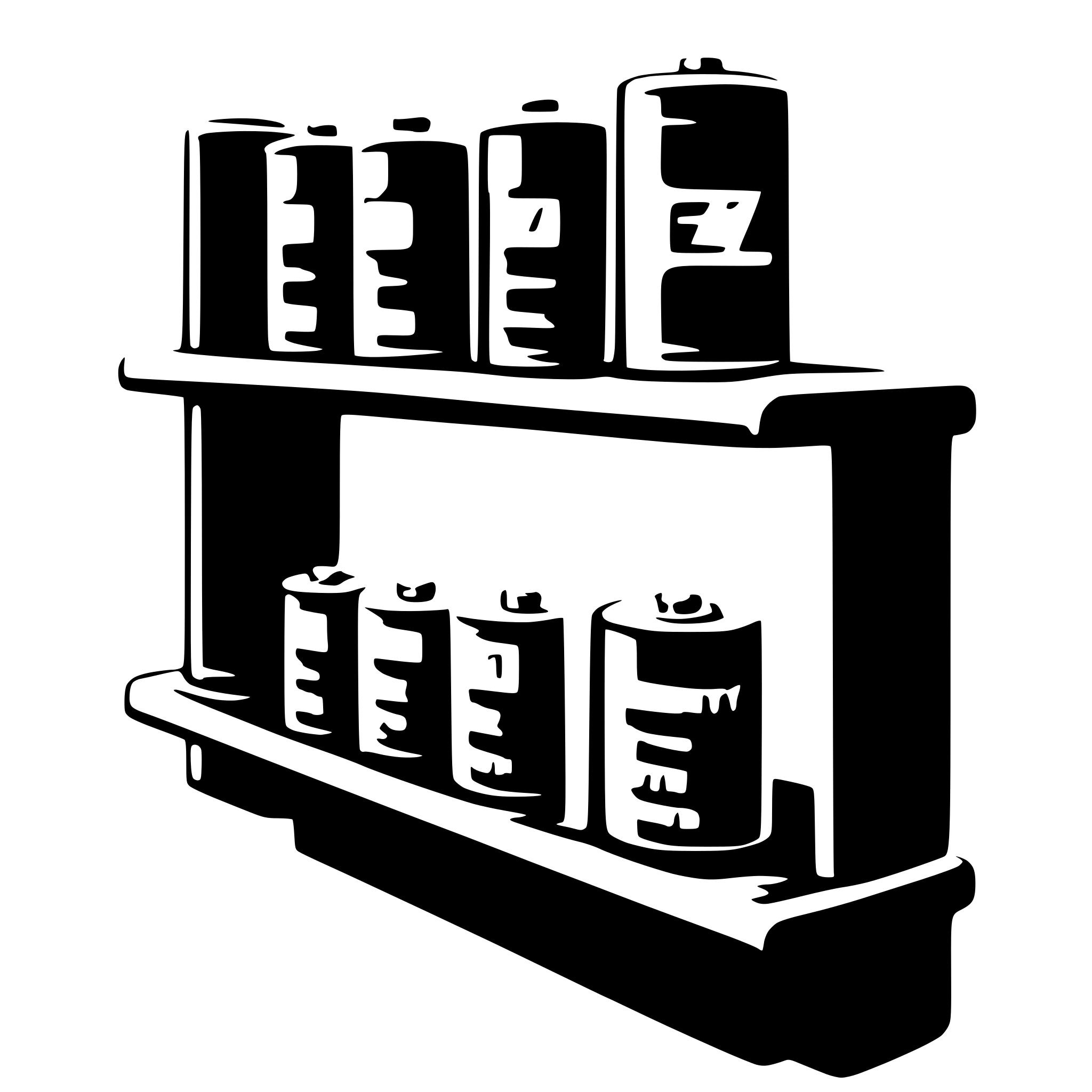 AI-generated SVG of a battery shelves