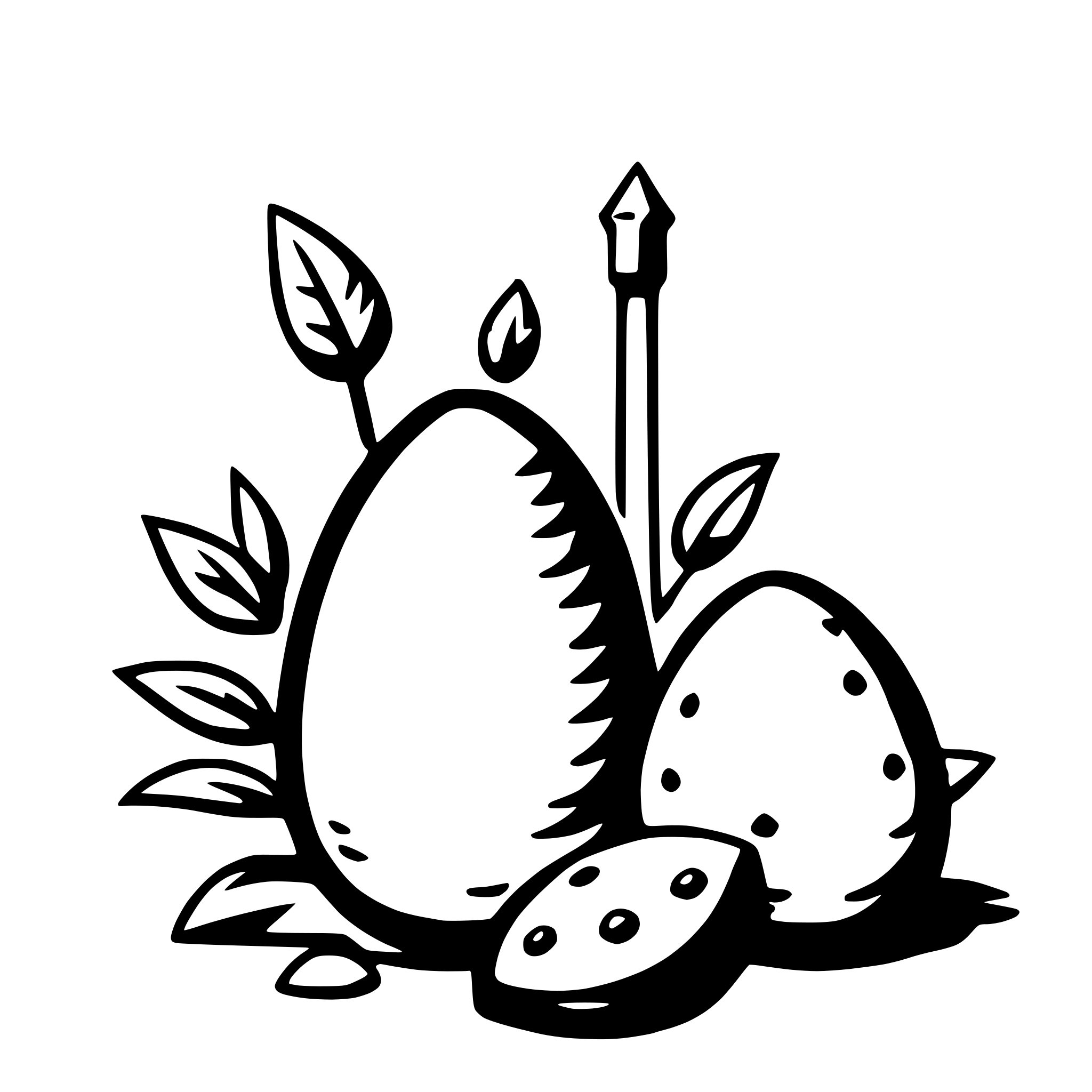 AI-generated SVG of a easter sunday