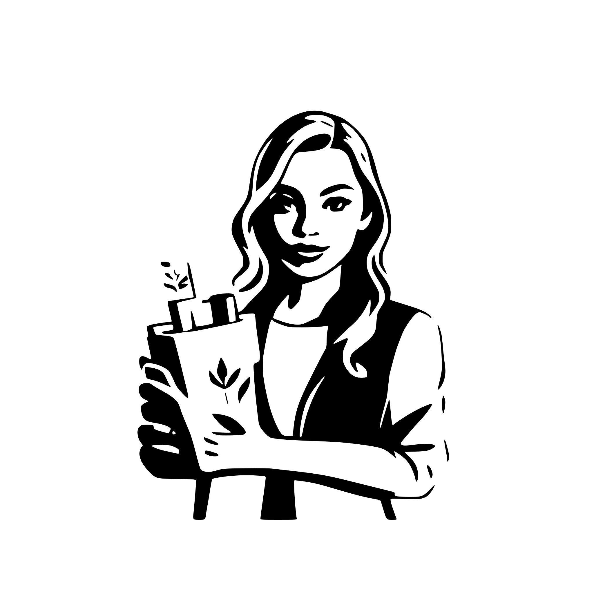 AI-generated SVG of a Draw me a vector illustration in SVG, similar to undraw, which would illustrate sending e-invoices as a small business owner. It should be in 16:9 format and use pink #E24B9B as the main accent color.