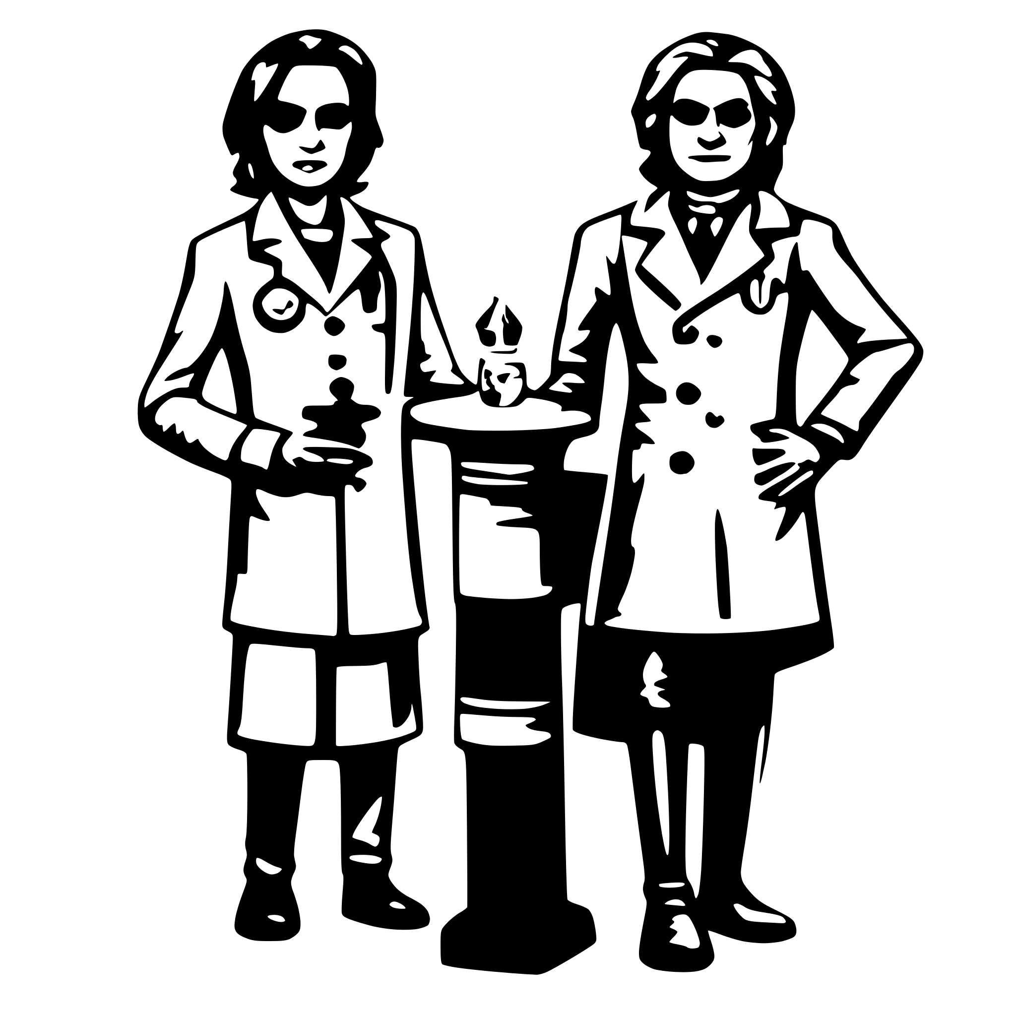 AI-generated SVG of a evil doctor