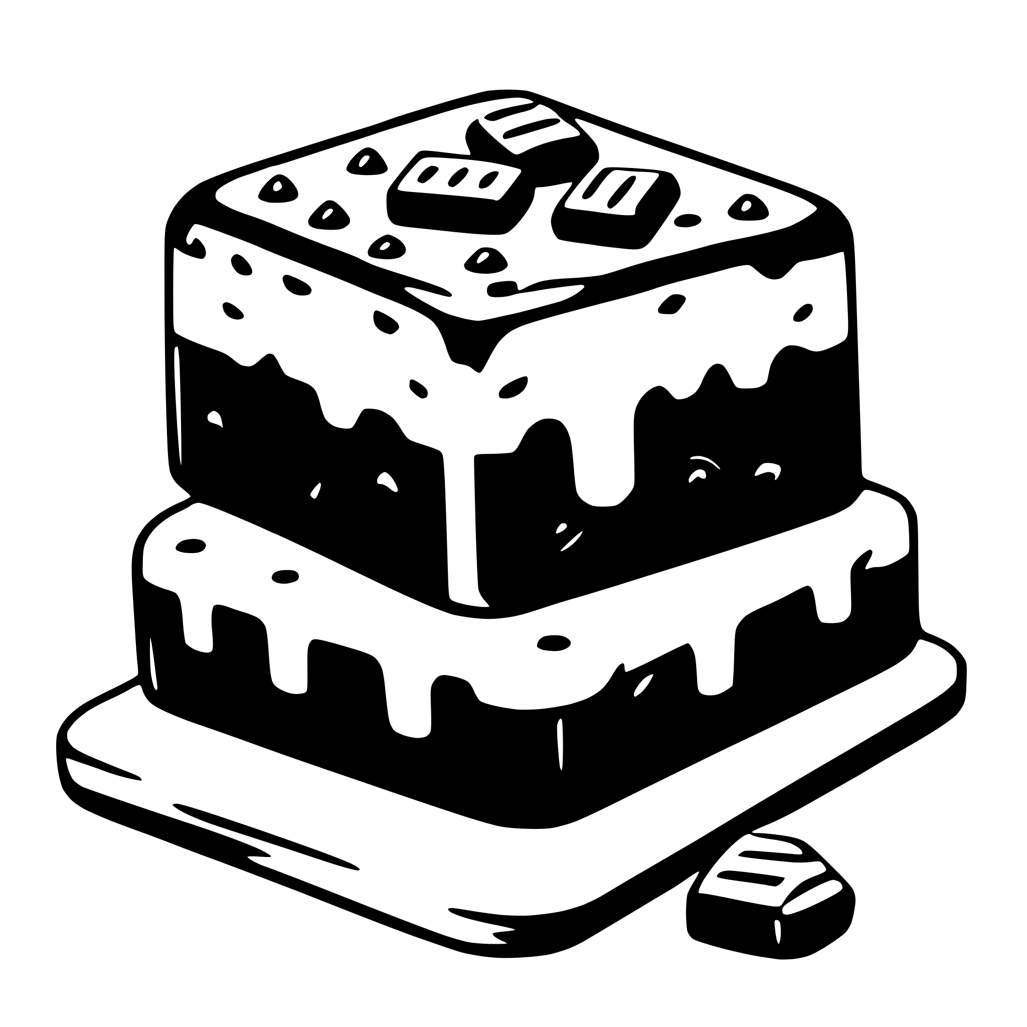 AI-generated SVG of 'brownie'