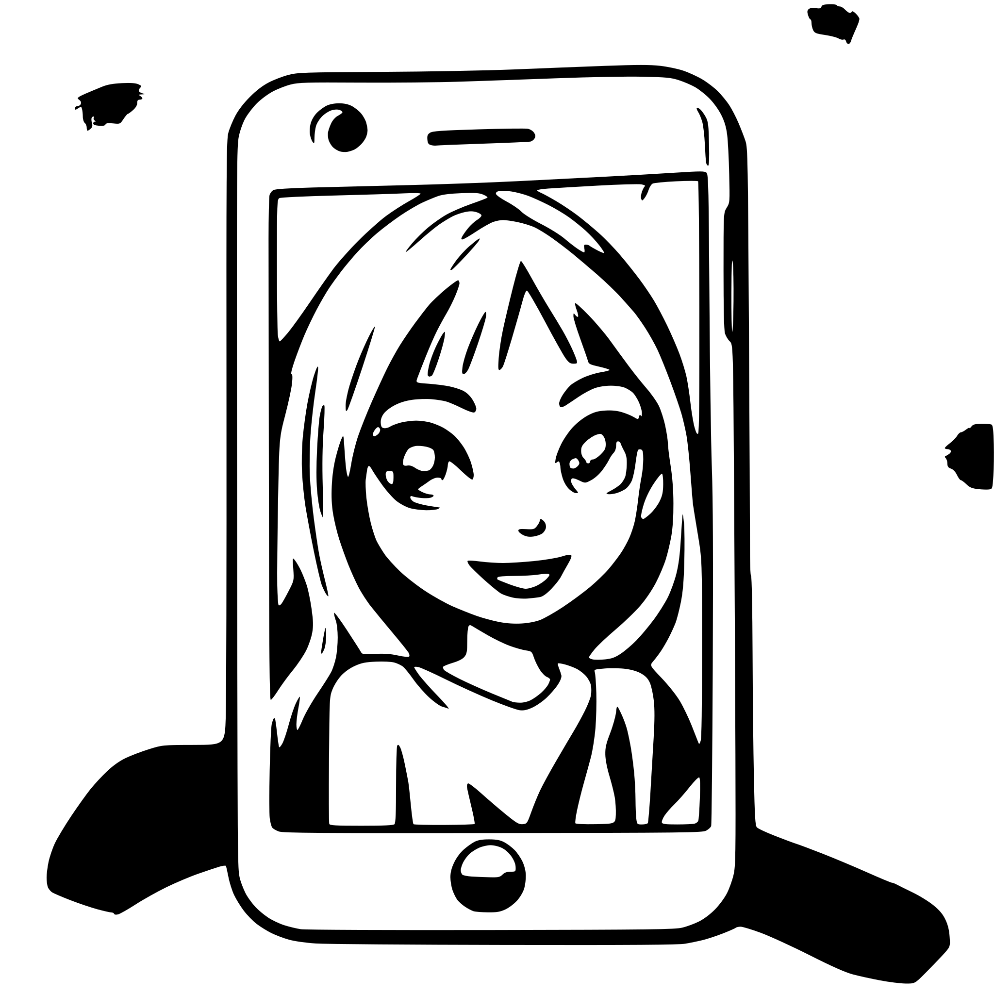 AI-generated SVG of 'iphone screen'