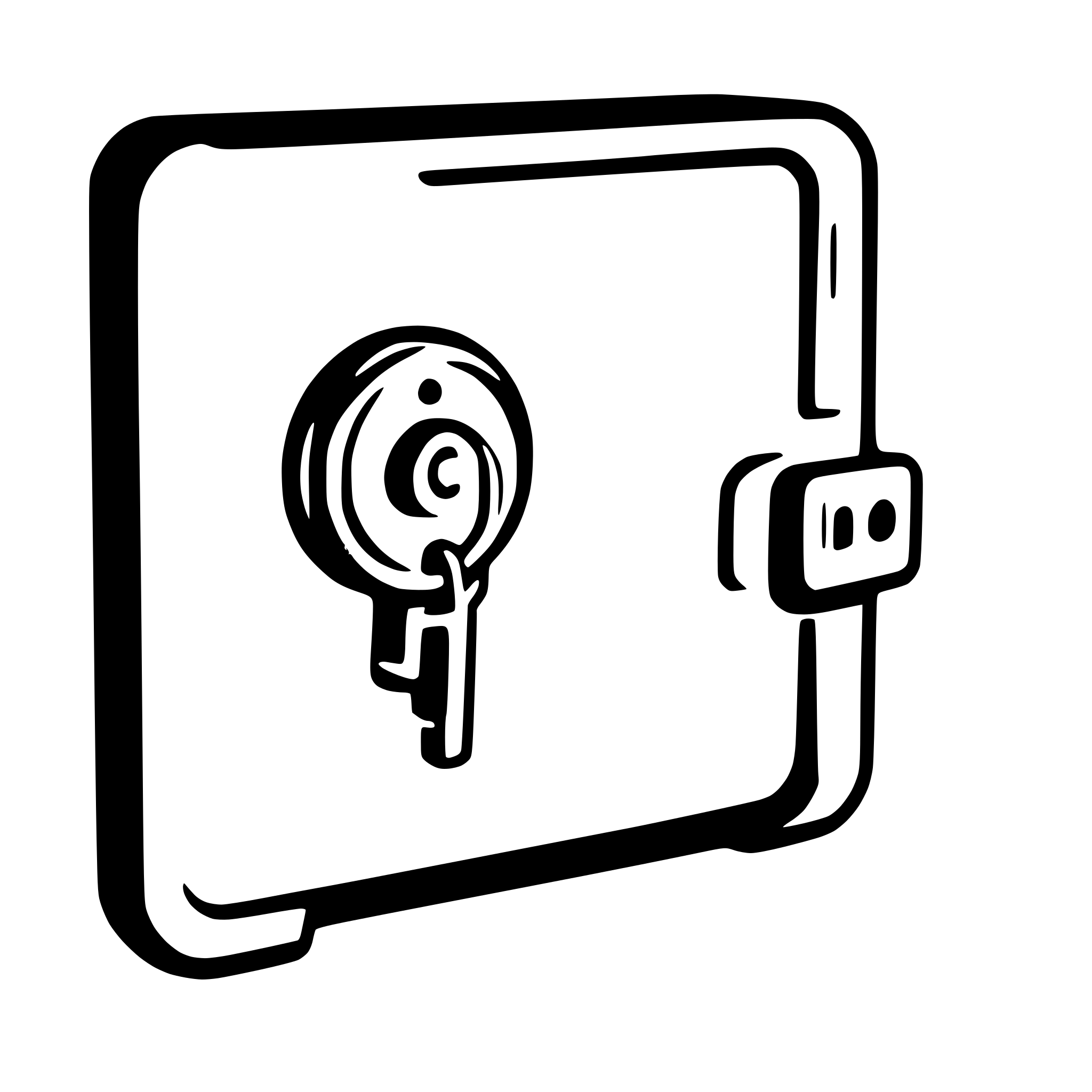 AI-generated SVG of a key unlocking a safe