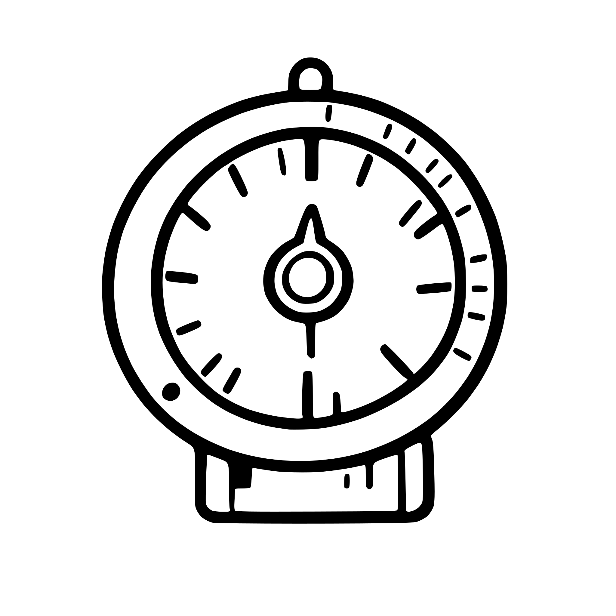 AI-generated SVG of a single digit odometer icon