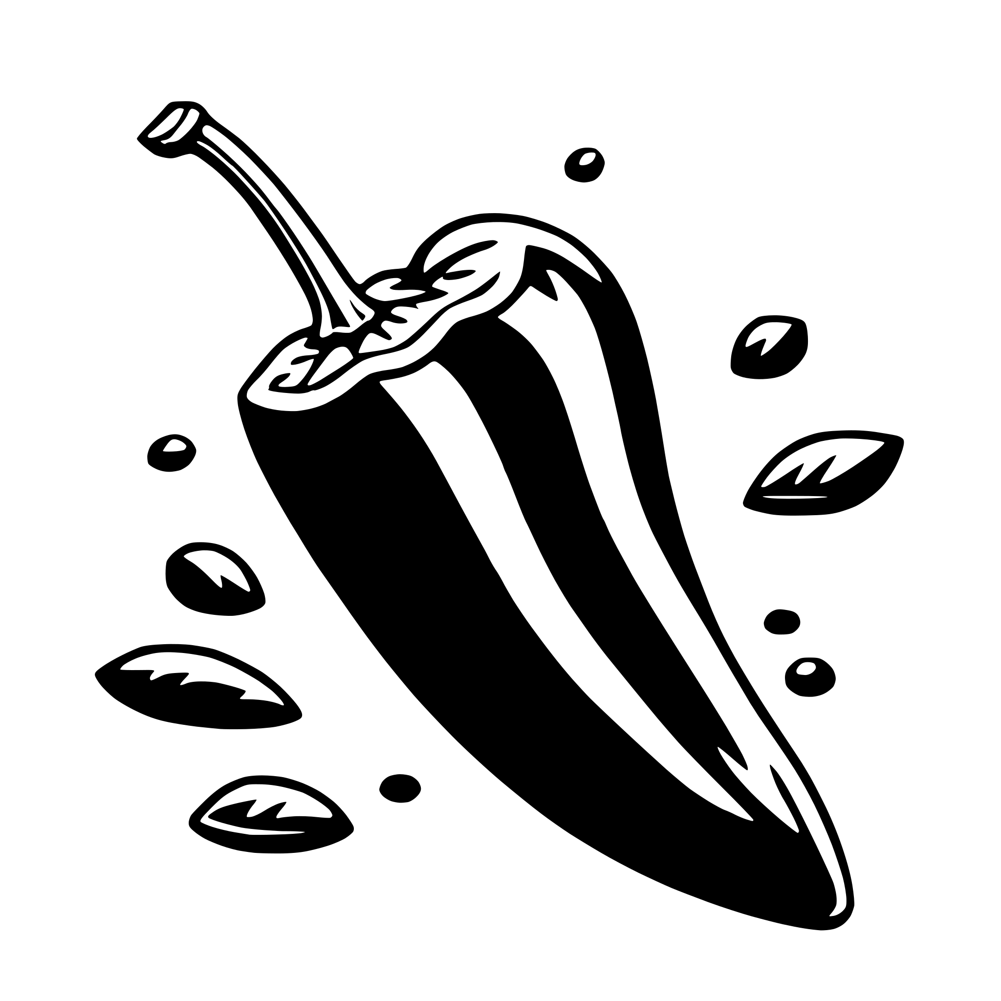 AI-generated SVG of 'chili'